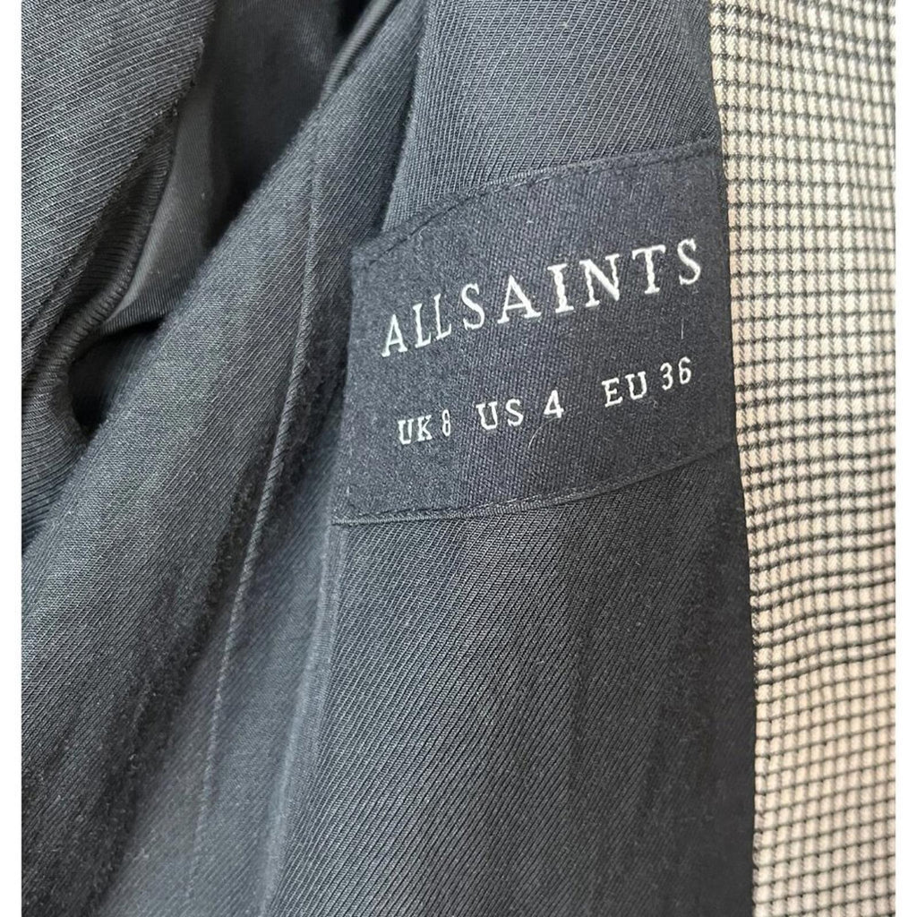 ALL SAINTS Double Breasted Oversized Fit Jacket