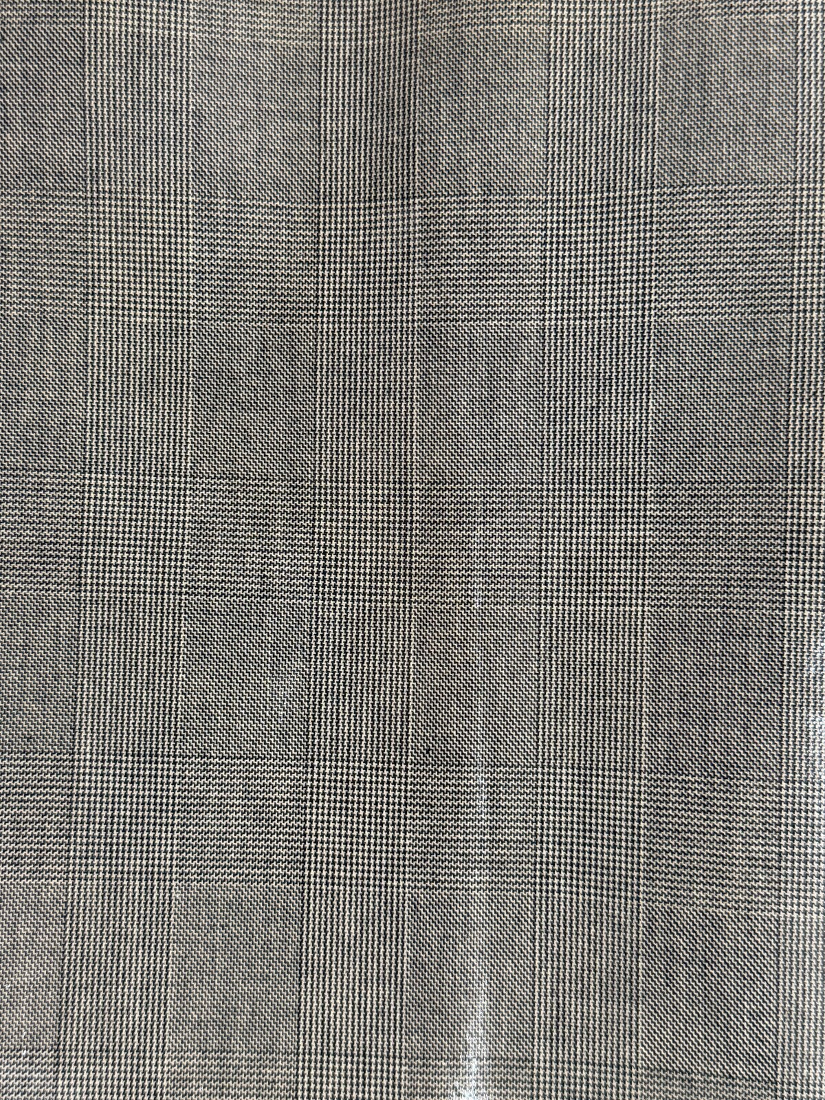 NWOT HELMUT LANG GRAY PLAID PATENT MINI SKIRT SIZE US 0 26