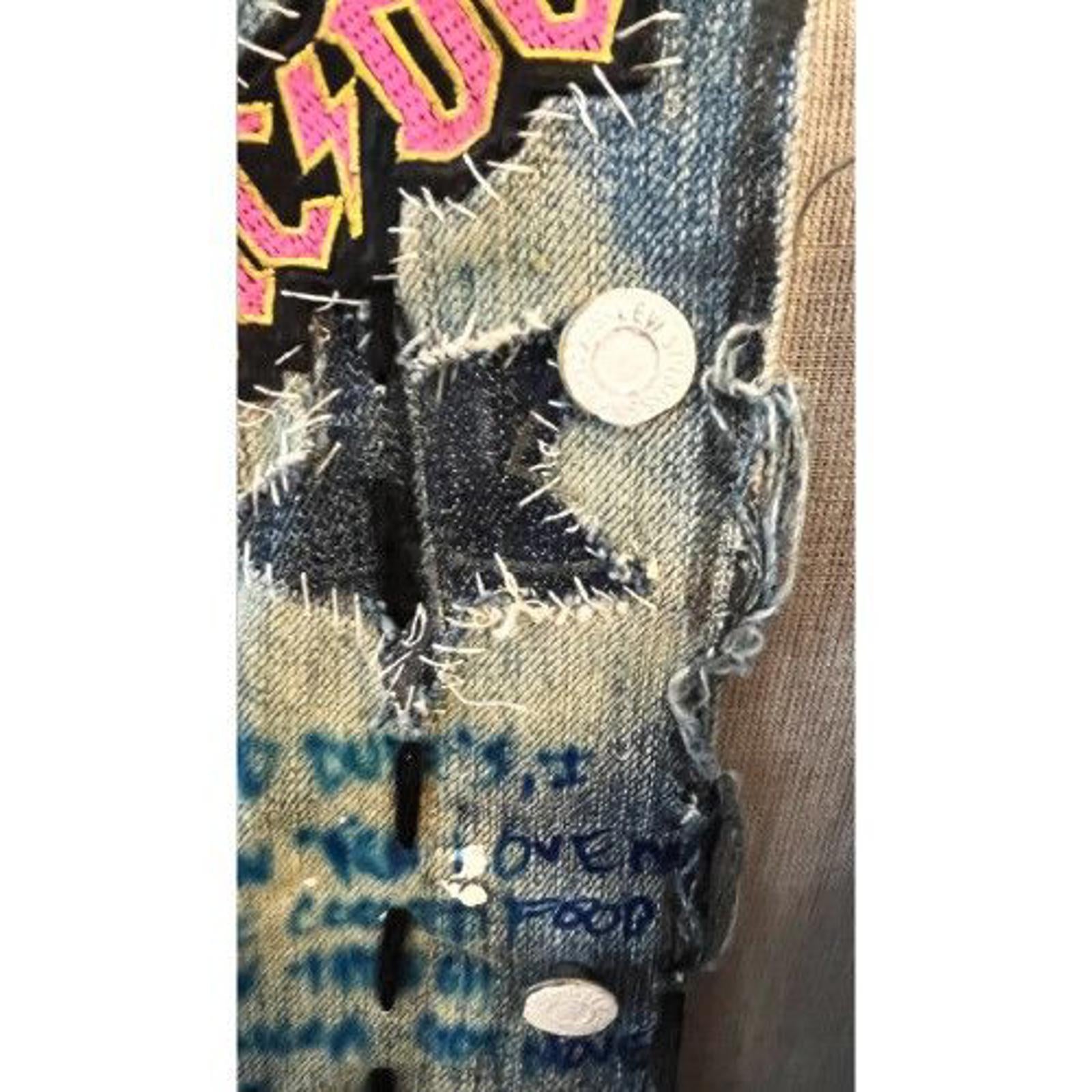 DREAM & DESTROY Destroyed Denim Vest
