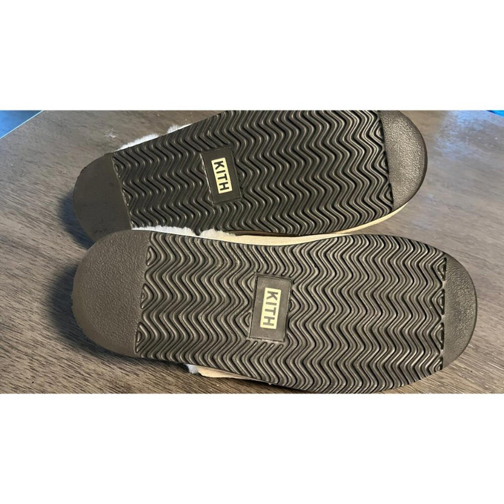 KITH X RUSSELL ATHELETIC Corduroy Sherpa Slides