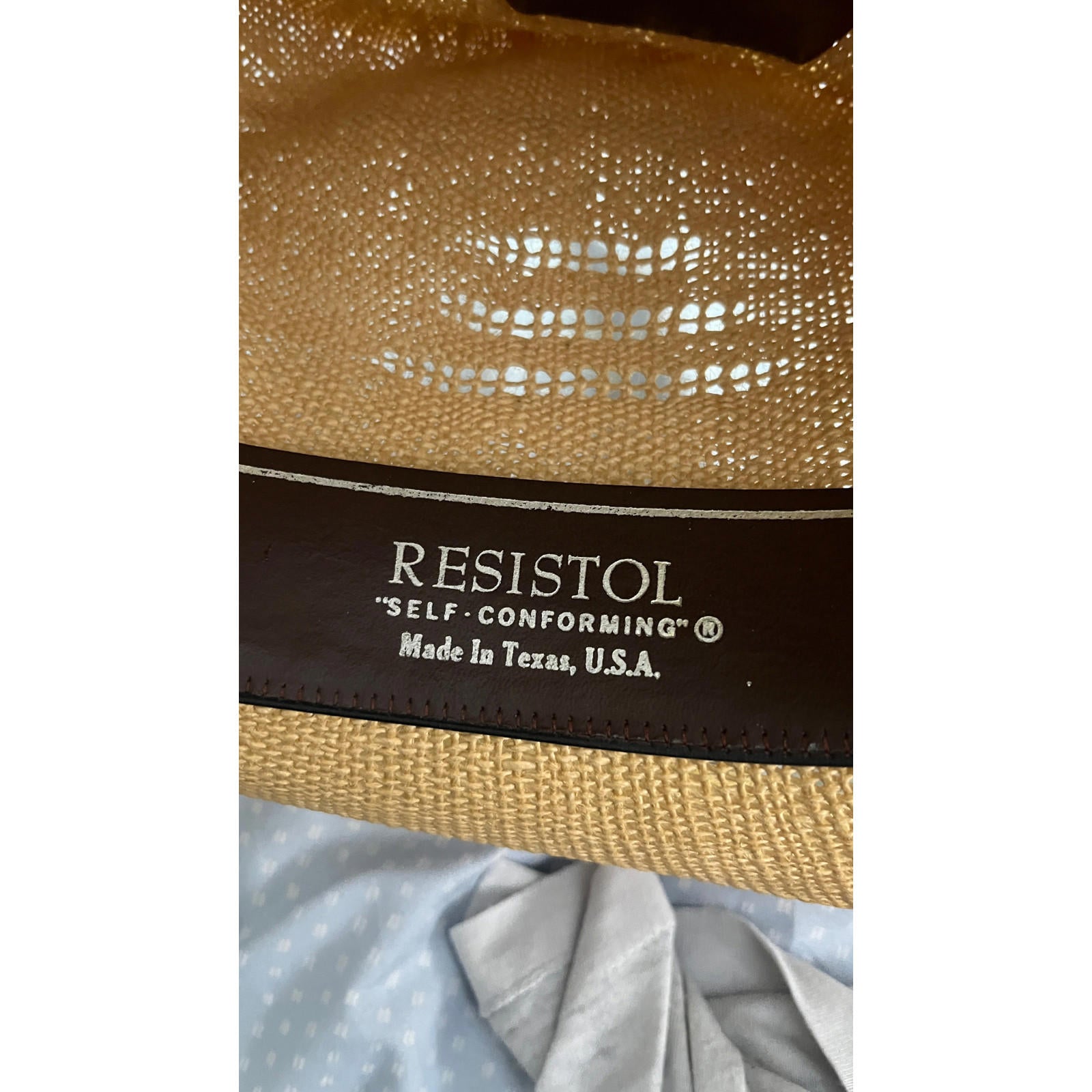 Vintage 1979  Resistol Stagecoach Straw Cowboy Hat 7 1/4