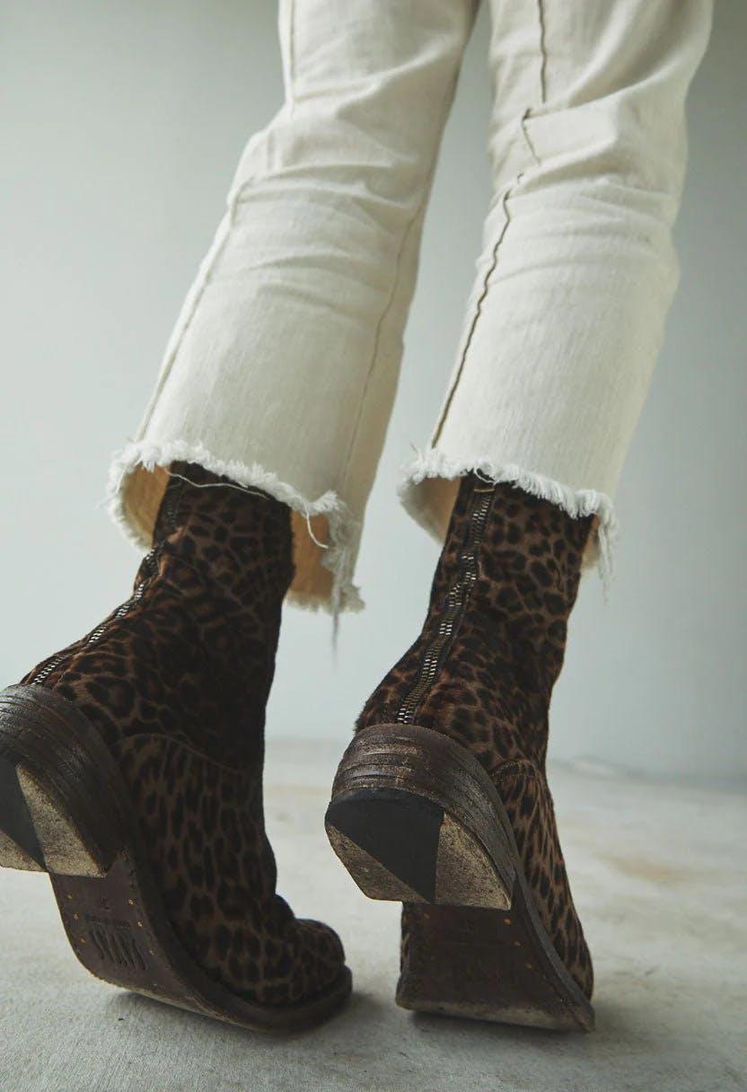 SAVAS THE LEGEND CALF HAIR ZIP BOOTS