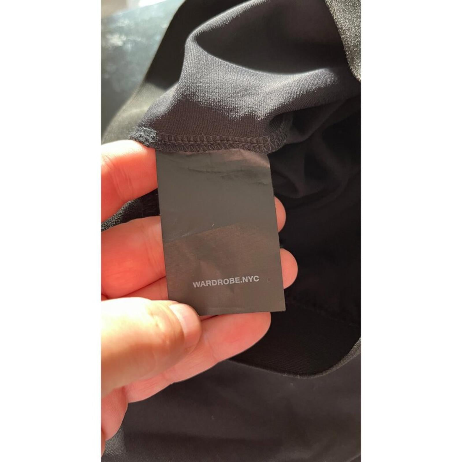 WARDROBE.NYC  X RHW STRETCH FLARED SLIM FIT HIGH WAIST PANTS