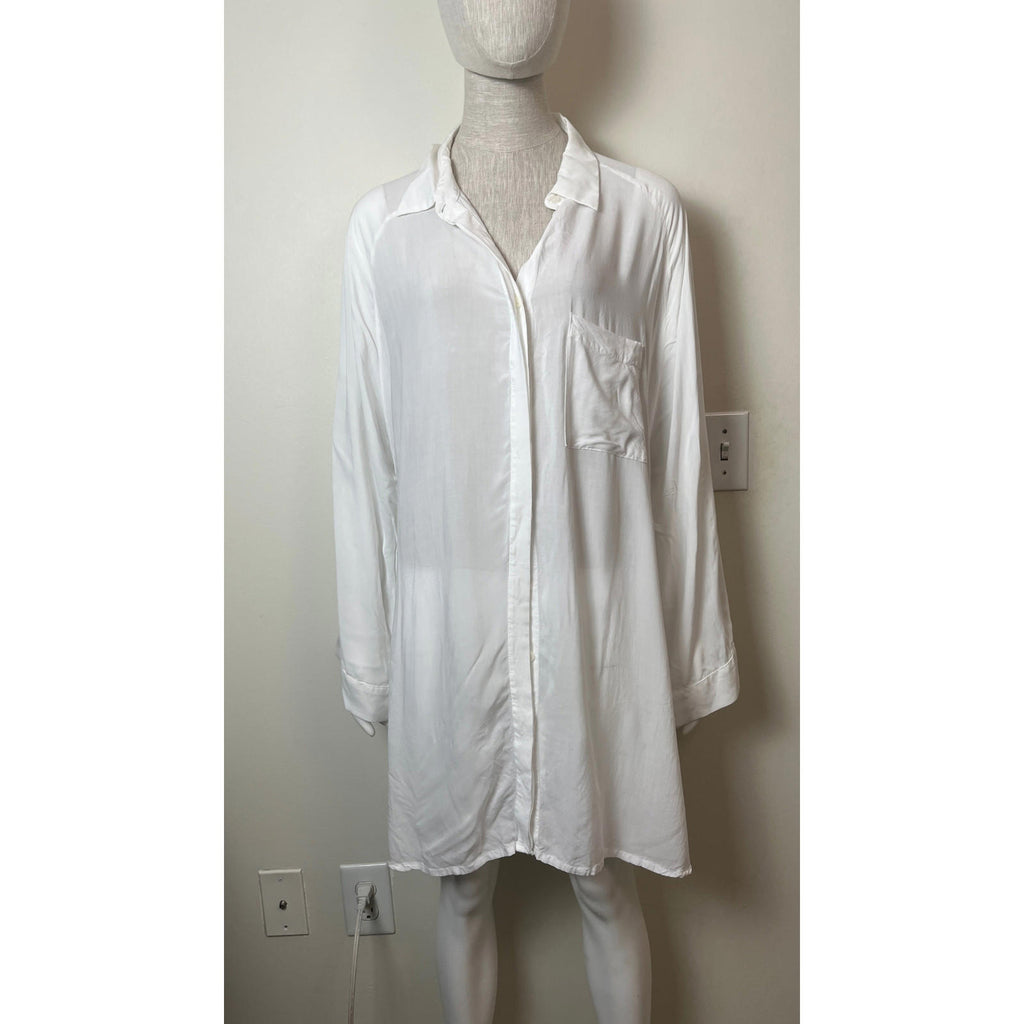JONNY COTA Oversized White Blouse