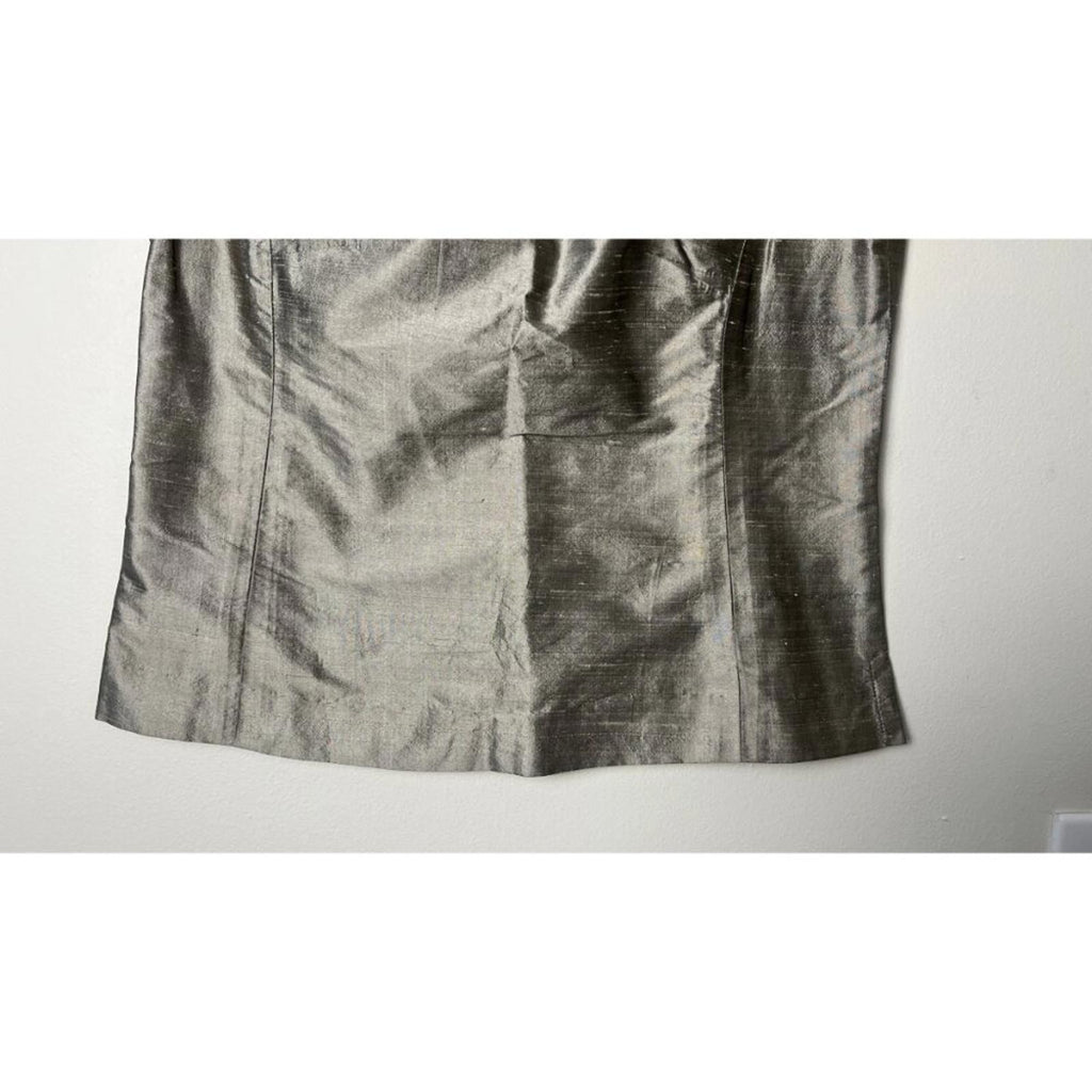 J PETERMAN COMPANY Metallic Silk Pant Set