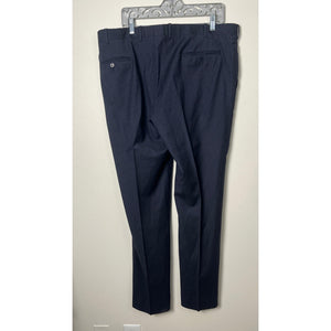 Armani  Collezioni Navy Blue Micro striped  2 Piece Suit Jacket Pants Set