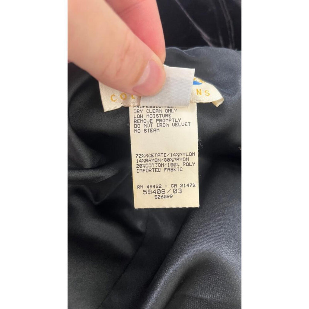 VINTAGE JESSICA MCCLINTOCK VELVET AND LACE STEVIE NICKS DRESS 6