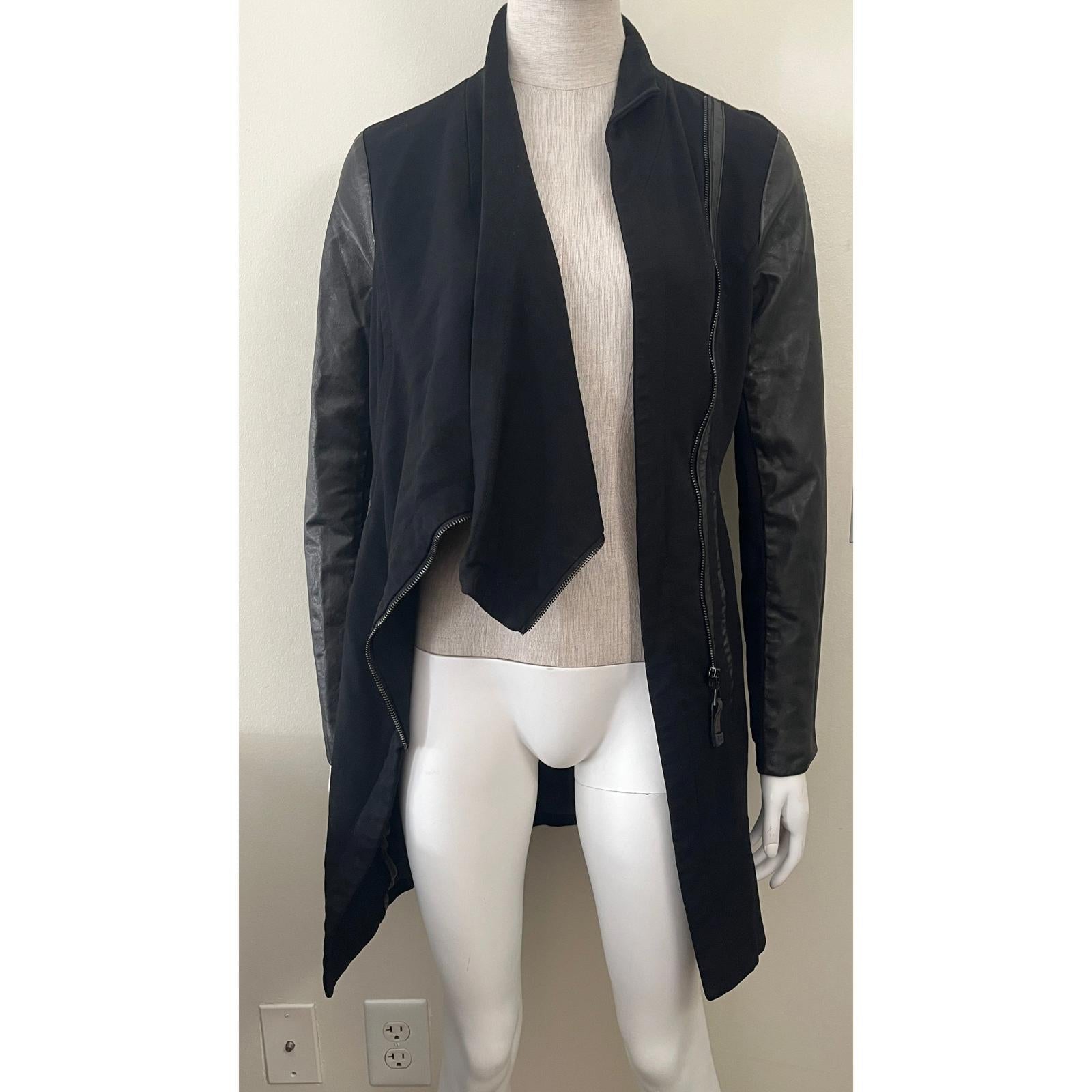 RUDSAK Avant Garde Asymmetrical Leather Jacket