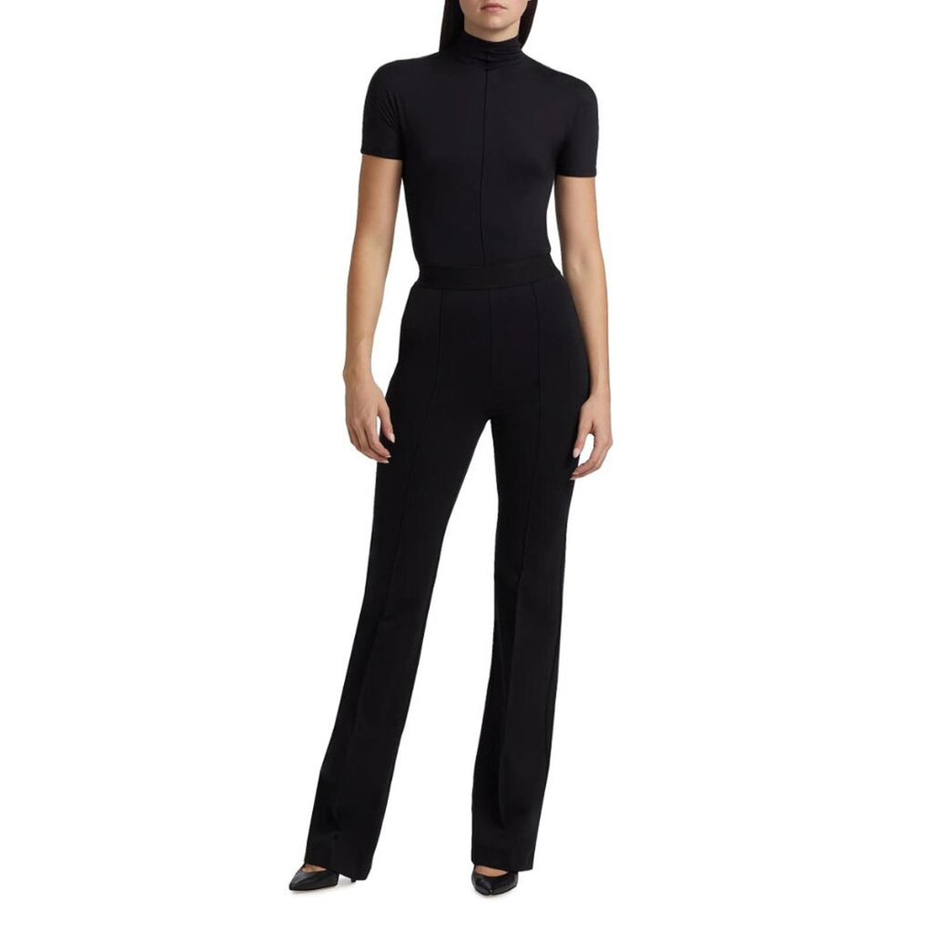 WARDROBE.NYC  X RHW STRETCH FLARED SLIM FIT HIGH WAIST PANTS