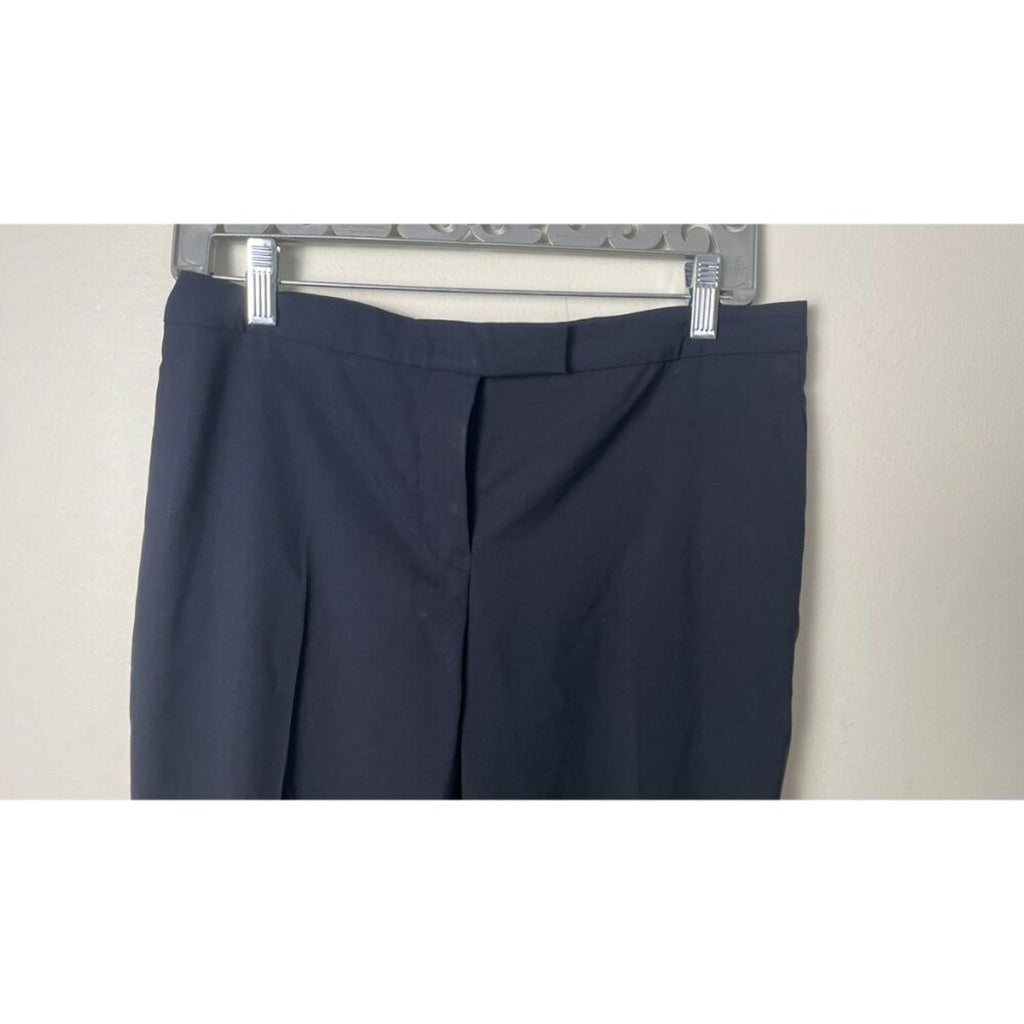 JIL SANDER BLACK TAILORED TAPERED DRESS PANTS  6