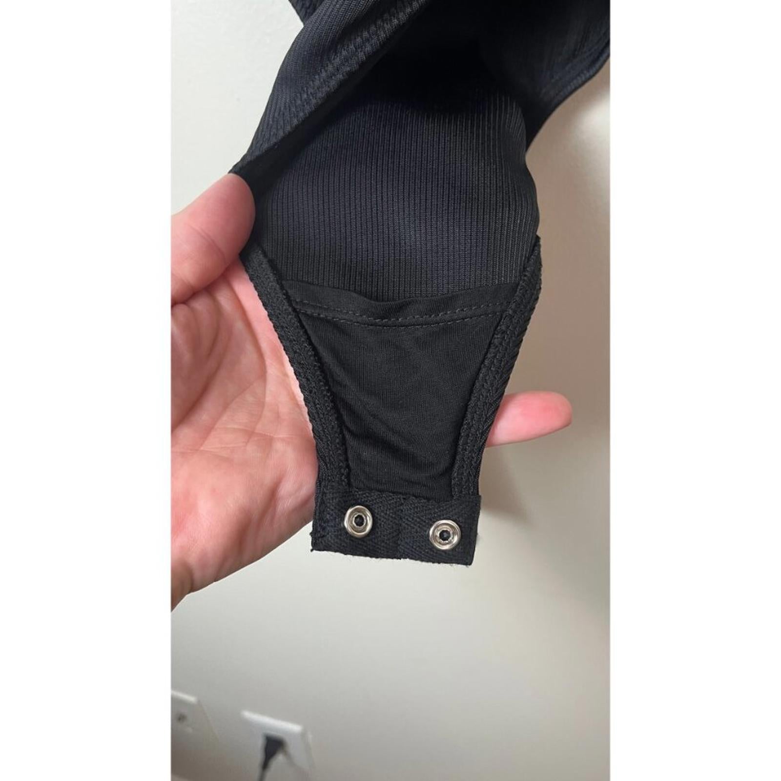ANINE BING 'JANELLE' Black Bodysuit