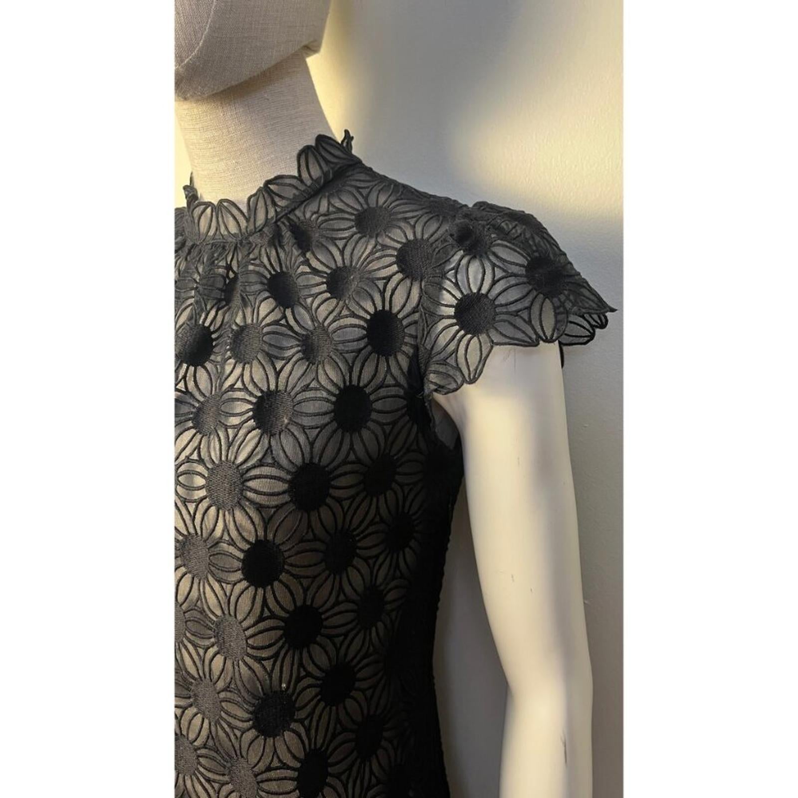 MILLY GUIPURE Lace Sheath Dress