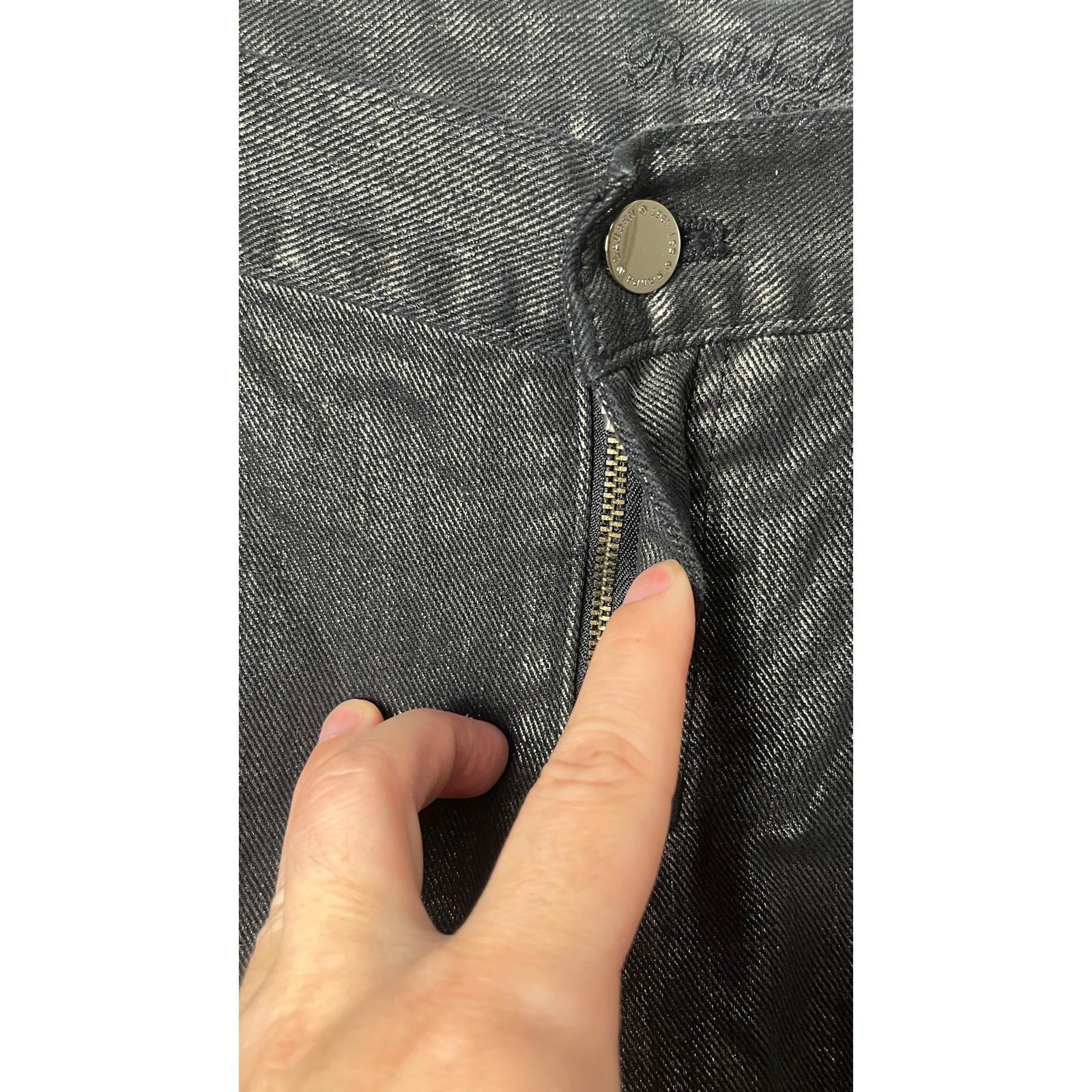 RALPH LAUREN Black Label Wax Jeans
