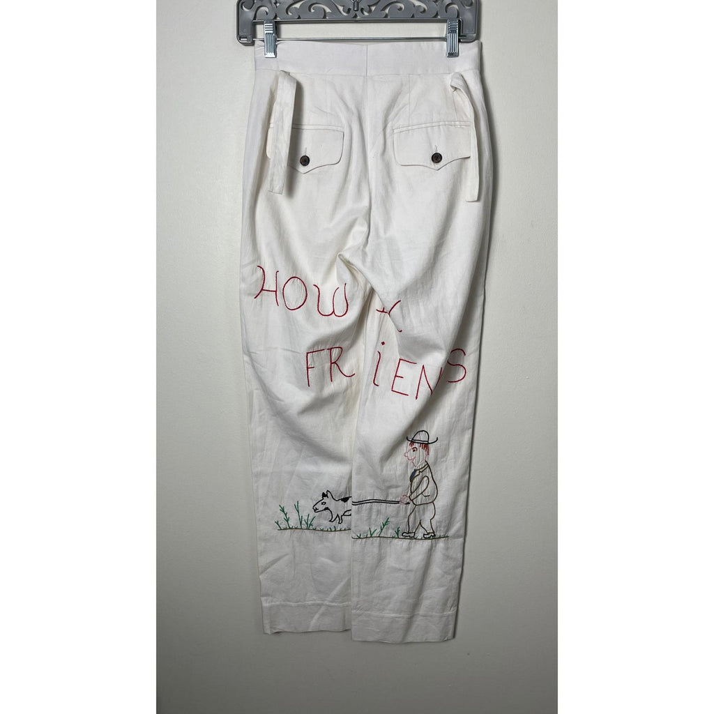 BODE Howdy Friends Chainstitch pants