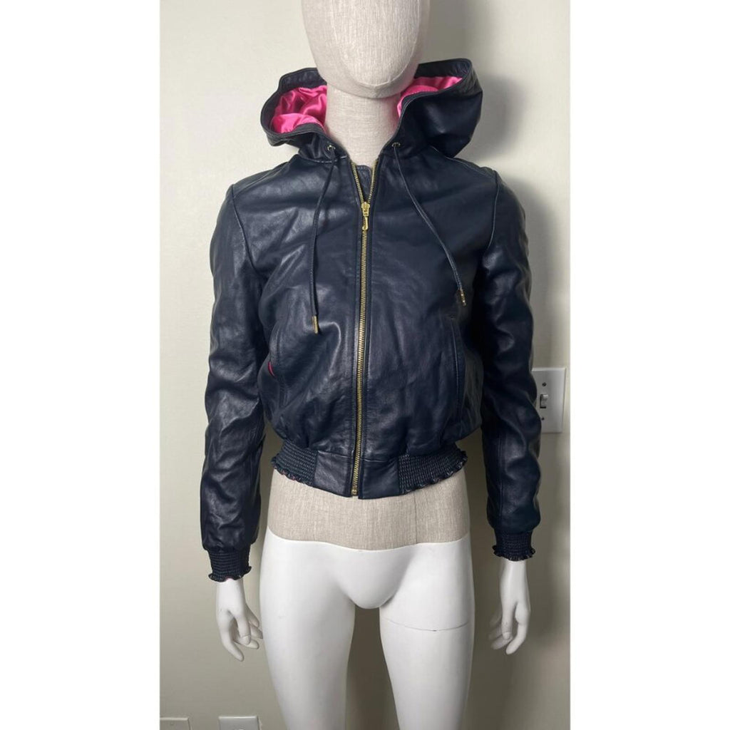 JUICY COUTURE Lambskin Leather Jacket