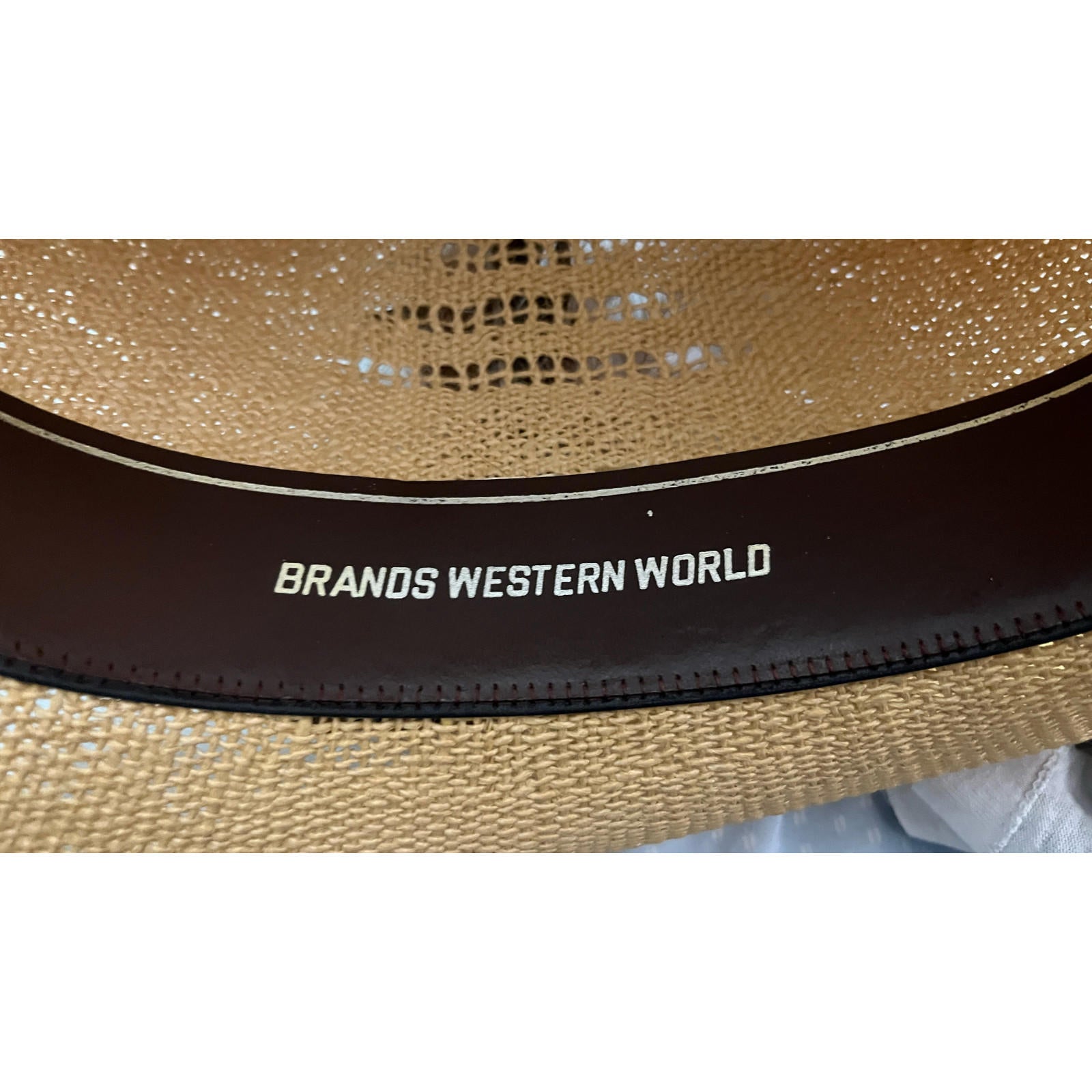 Vintage 1979  Resistol Stagecoach Straw Cowboy Hat 7 1/4