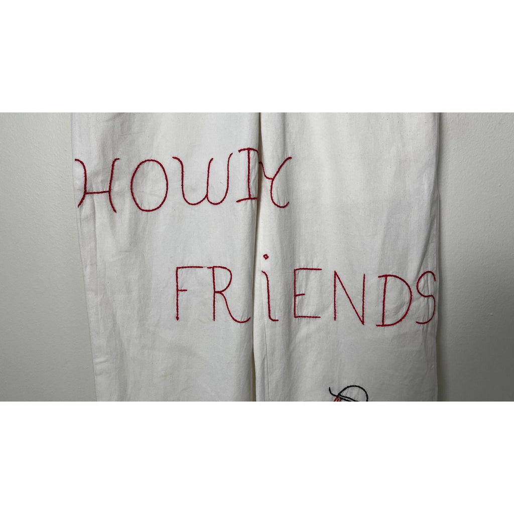 BODE Howdy Friends Chainstitch pants