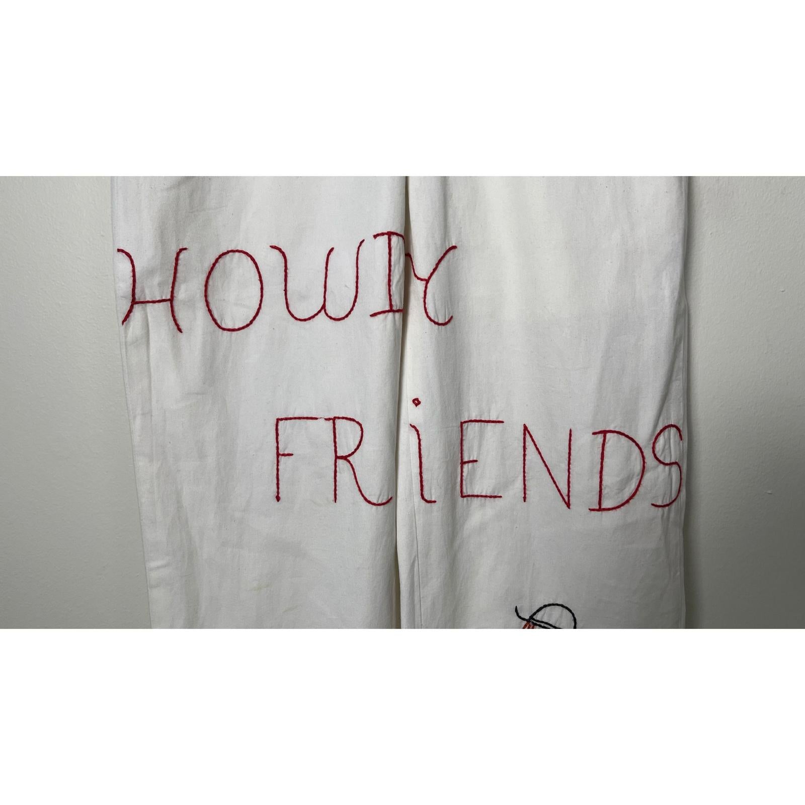 BODE Howdy Friends Chainstitch pants
