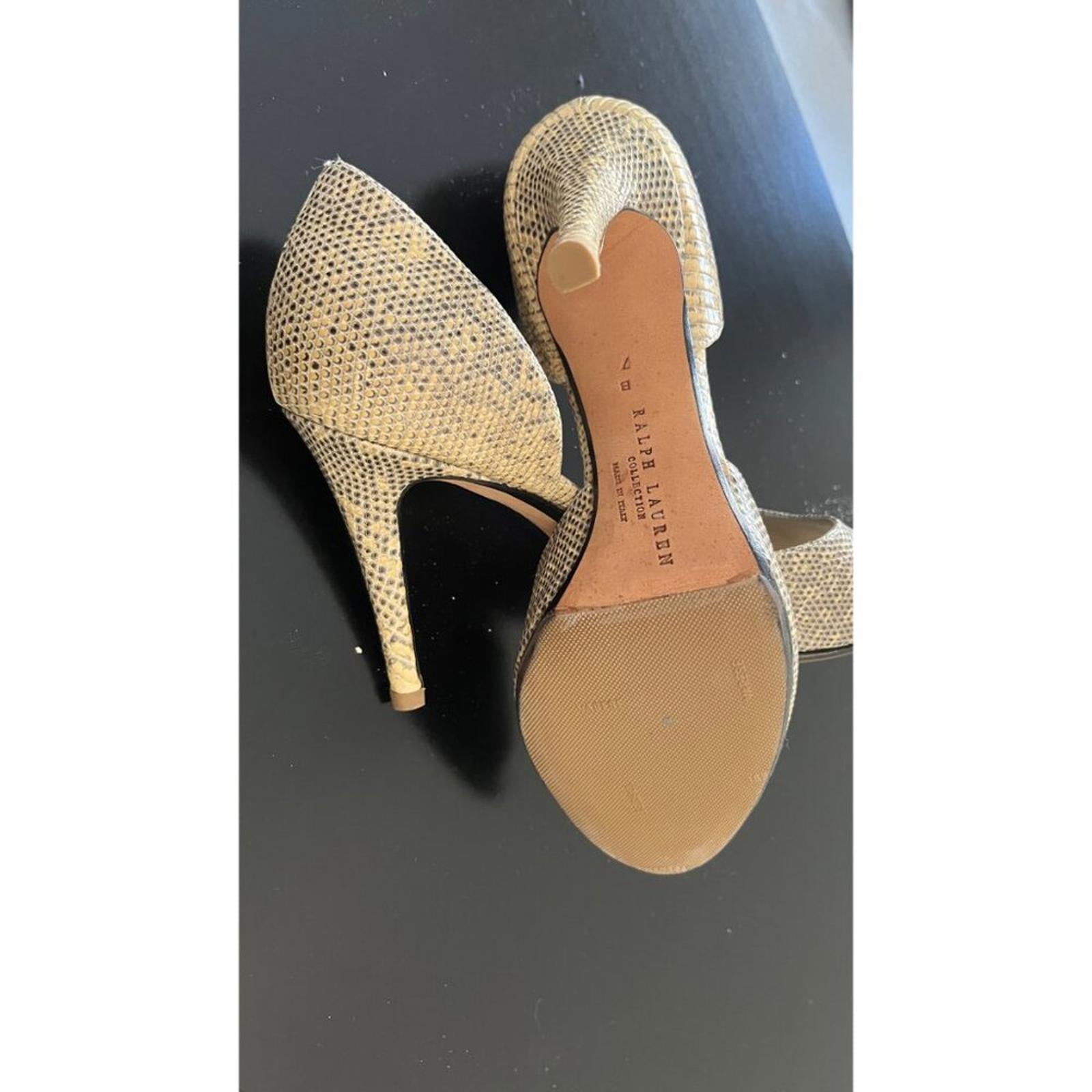 RALPH LAUREN Purple Collection D'Orsay Heels