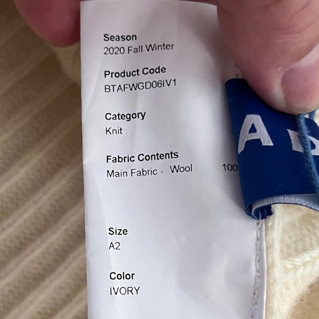 ADER ERROR 2020 Runway Cropped Sweater
