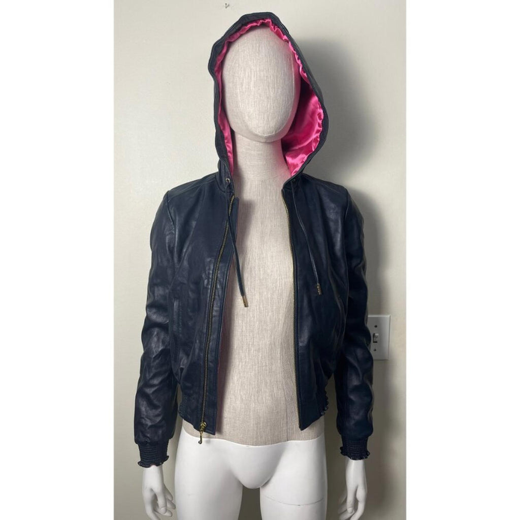 JUICY COUTURE Lambskin Leather Jacket