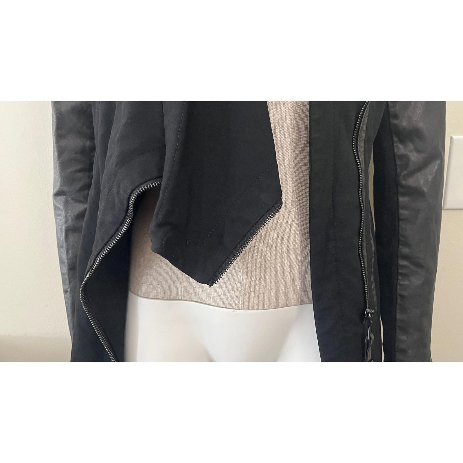 RUDSAK Avant Garde Asymmetrical Leather Jacket