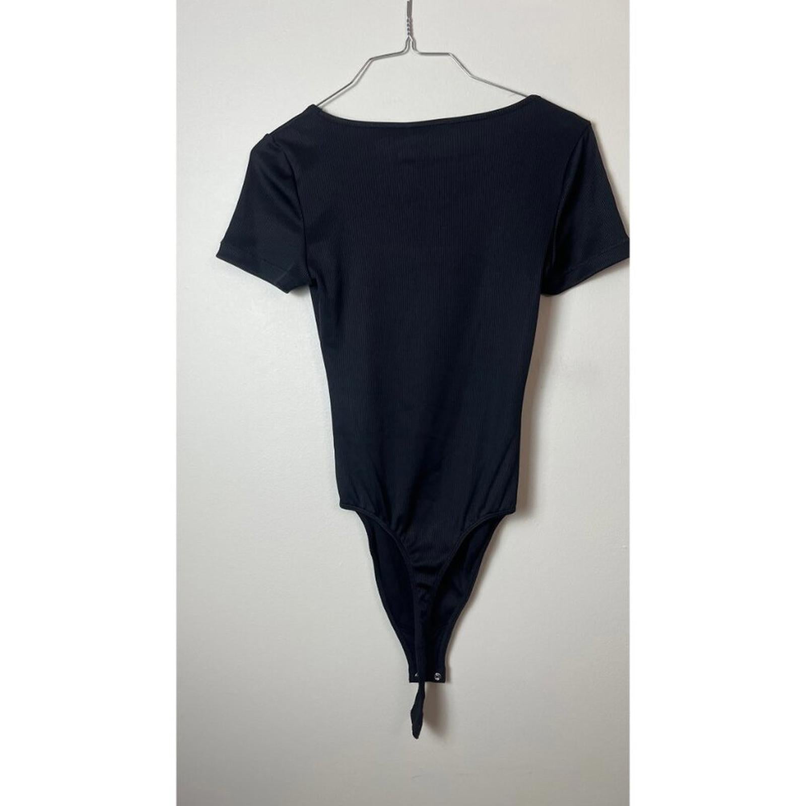 ANINE BING 'JANELLE' Black Bodysuit