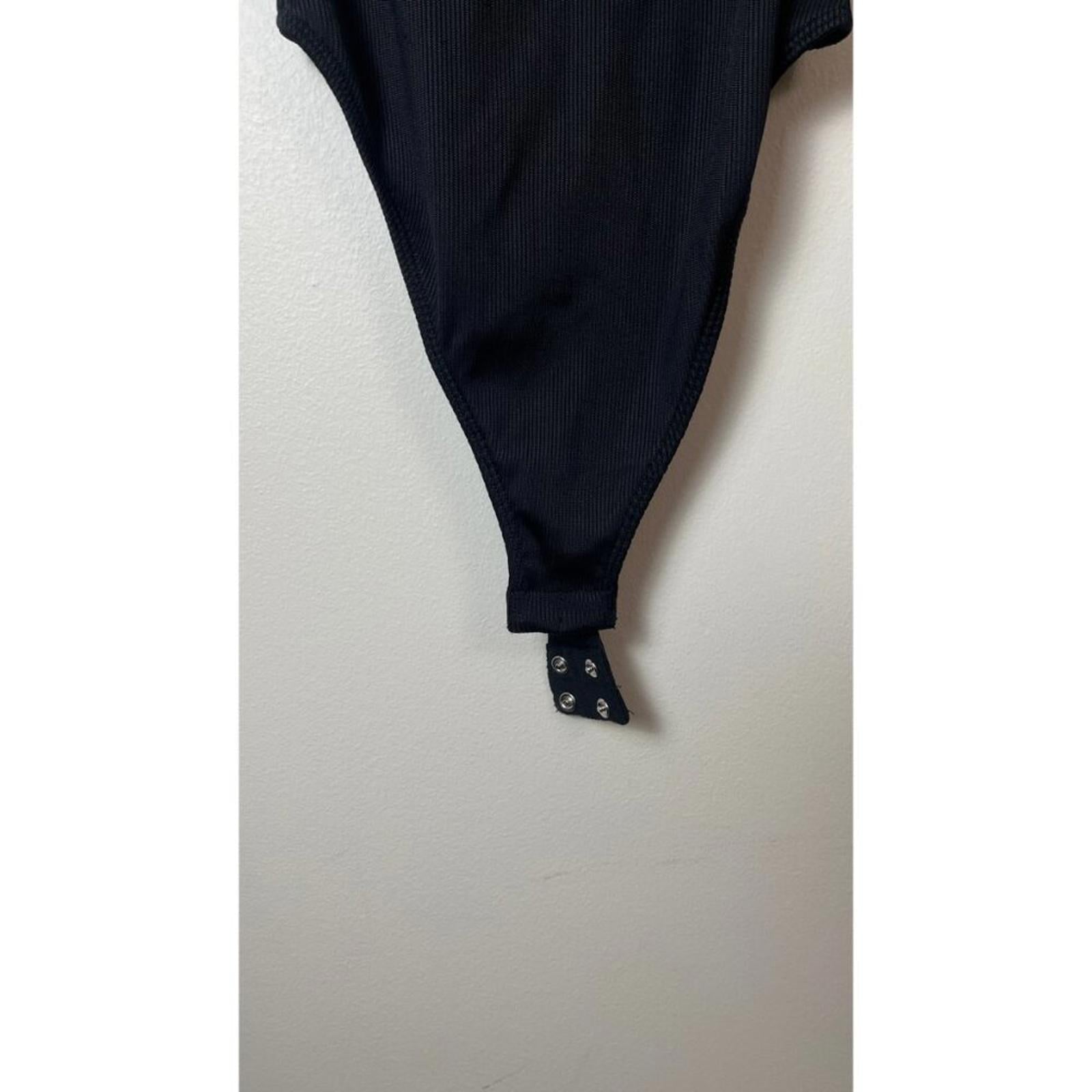 ANINE BING 'JANELLE' Black Bodysuit