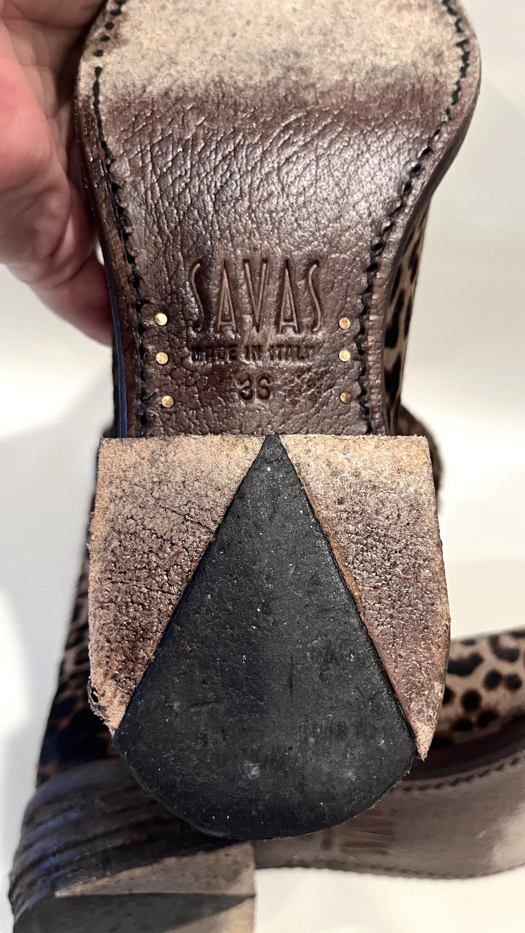 SAVAS THE LEGEND CALF HAIR ZIP BOOTS