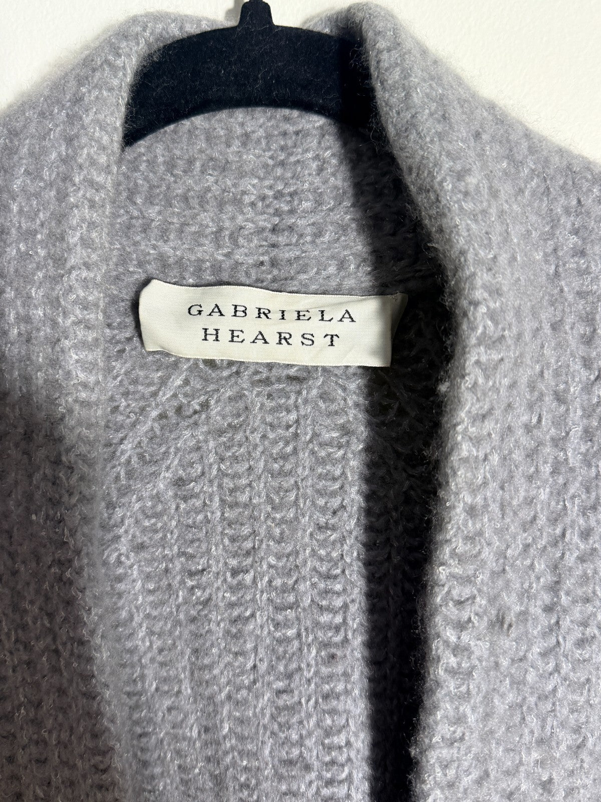 GABRIELA HEARST GUNNERSBURY CASHMERE MIDI CARDIGAN SWEATER S