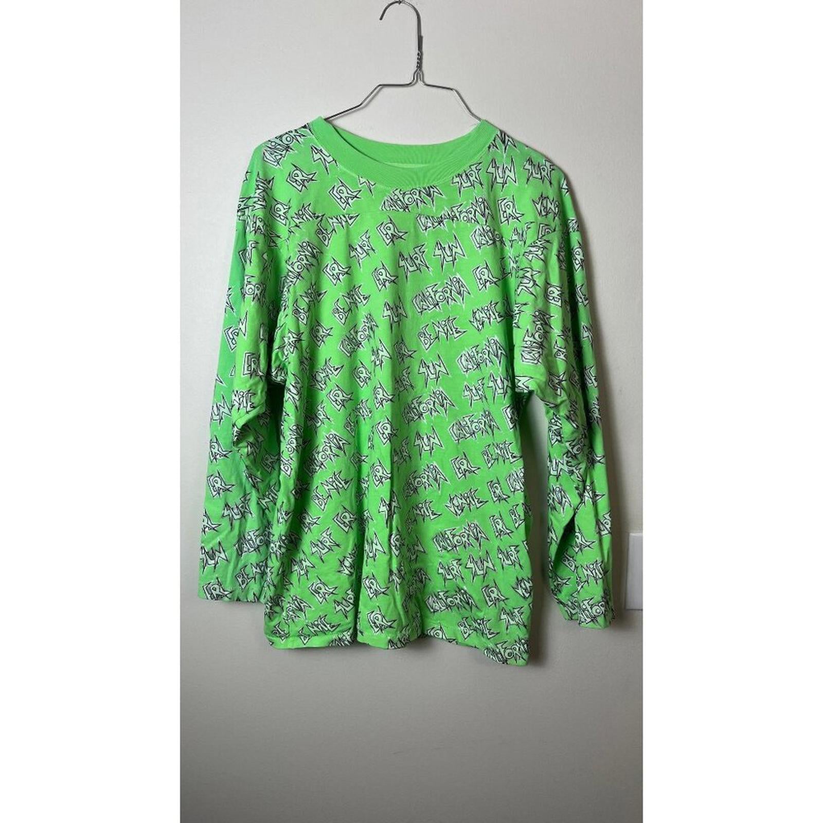 ERL SURF VENICE Metallic Script Shirt