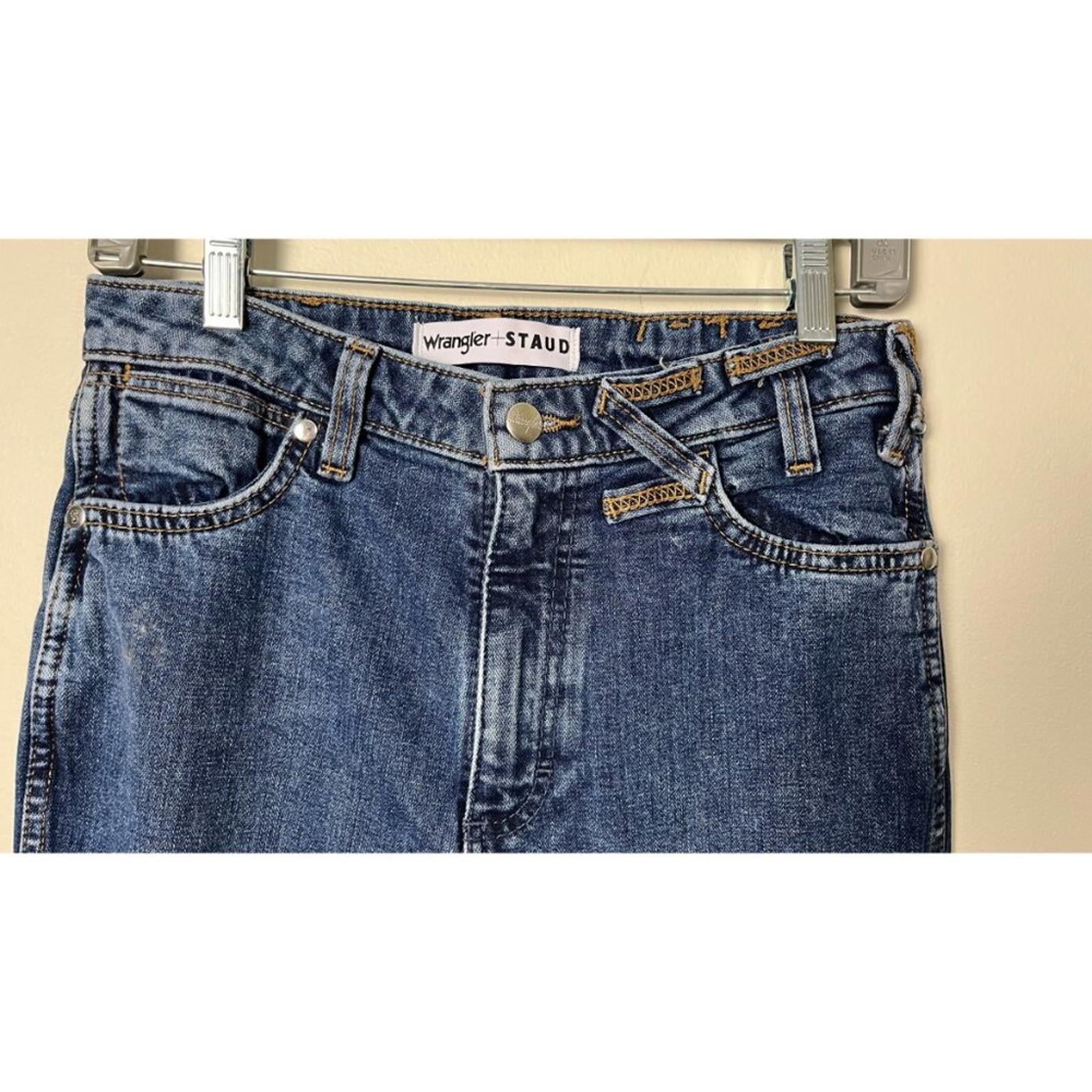 Wrangler + STAUD THE LOOSE JEAN FLARE BOOTCUT WESTERN JEANS 26