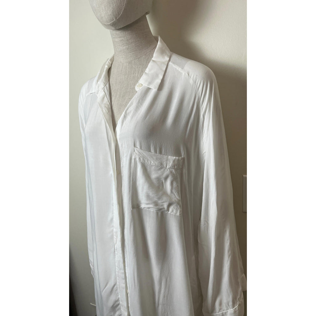 JONNY COTA Oversized White Blouse