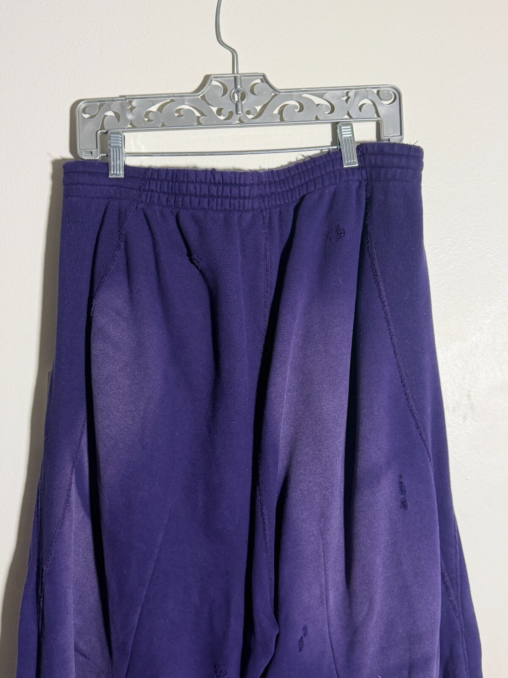 Needles Deconstructed H.D. Sweatpants Cotton French Terry Purple L NEPENTHES