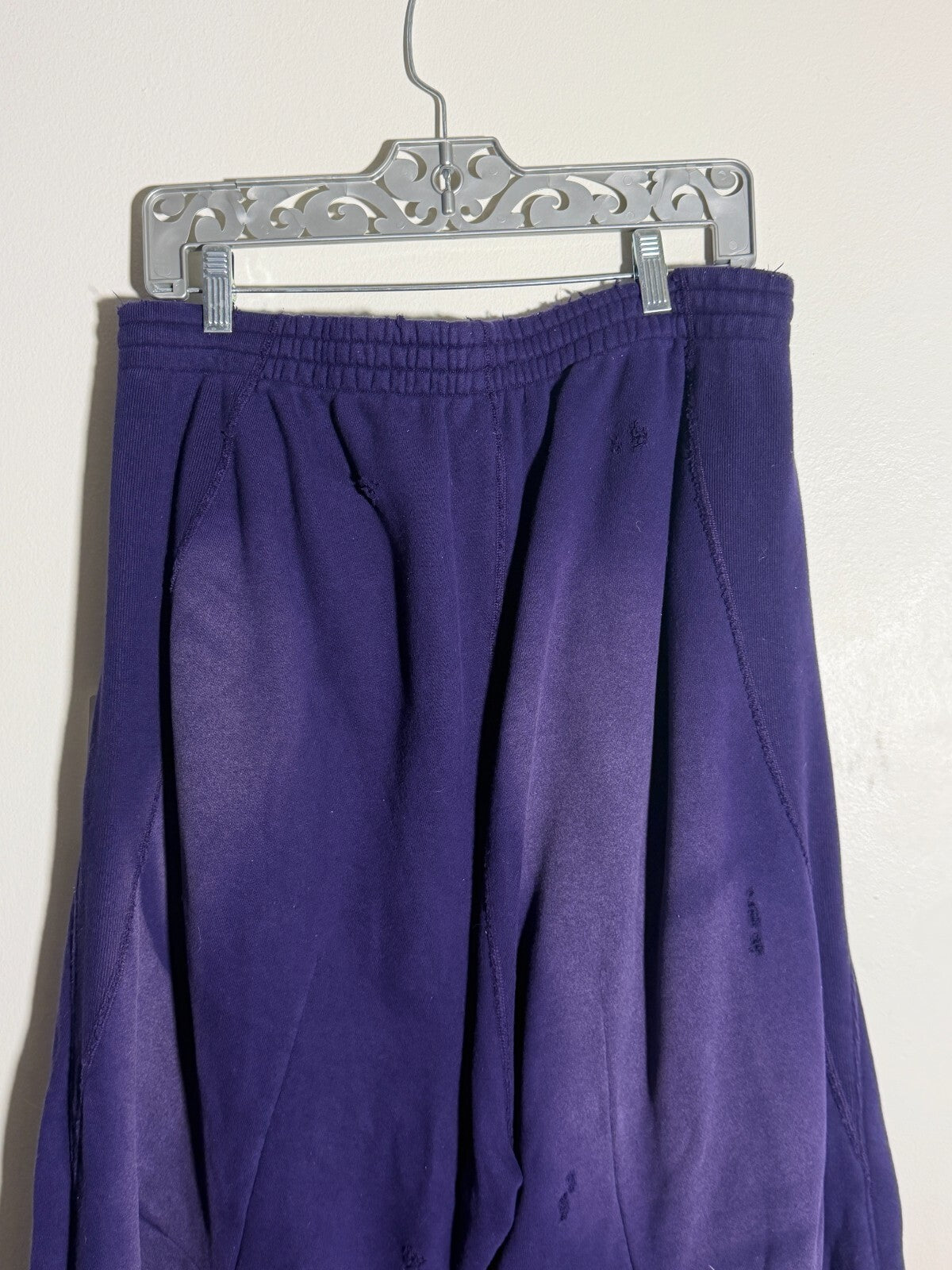 Needles Deconstructed H.D. Sweatpants Cotton French Terry Purple L NEPENTHES