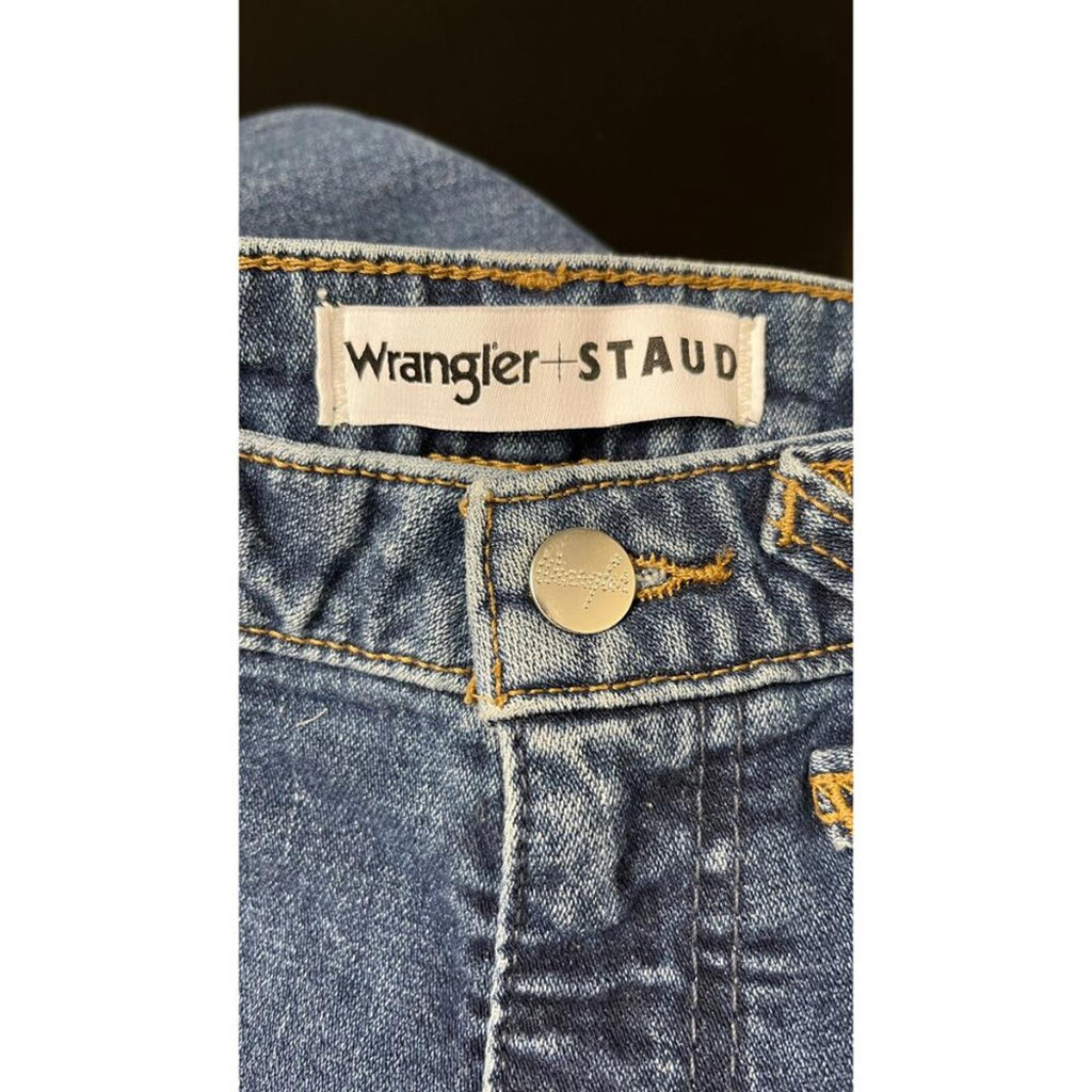 Wrangler + STAUD THE LOOSE JEAN FLARE BOOTCUT WESTERN JEANS 26
