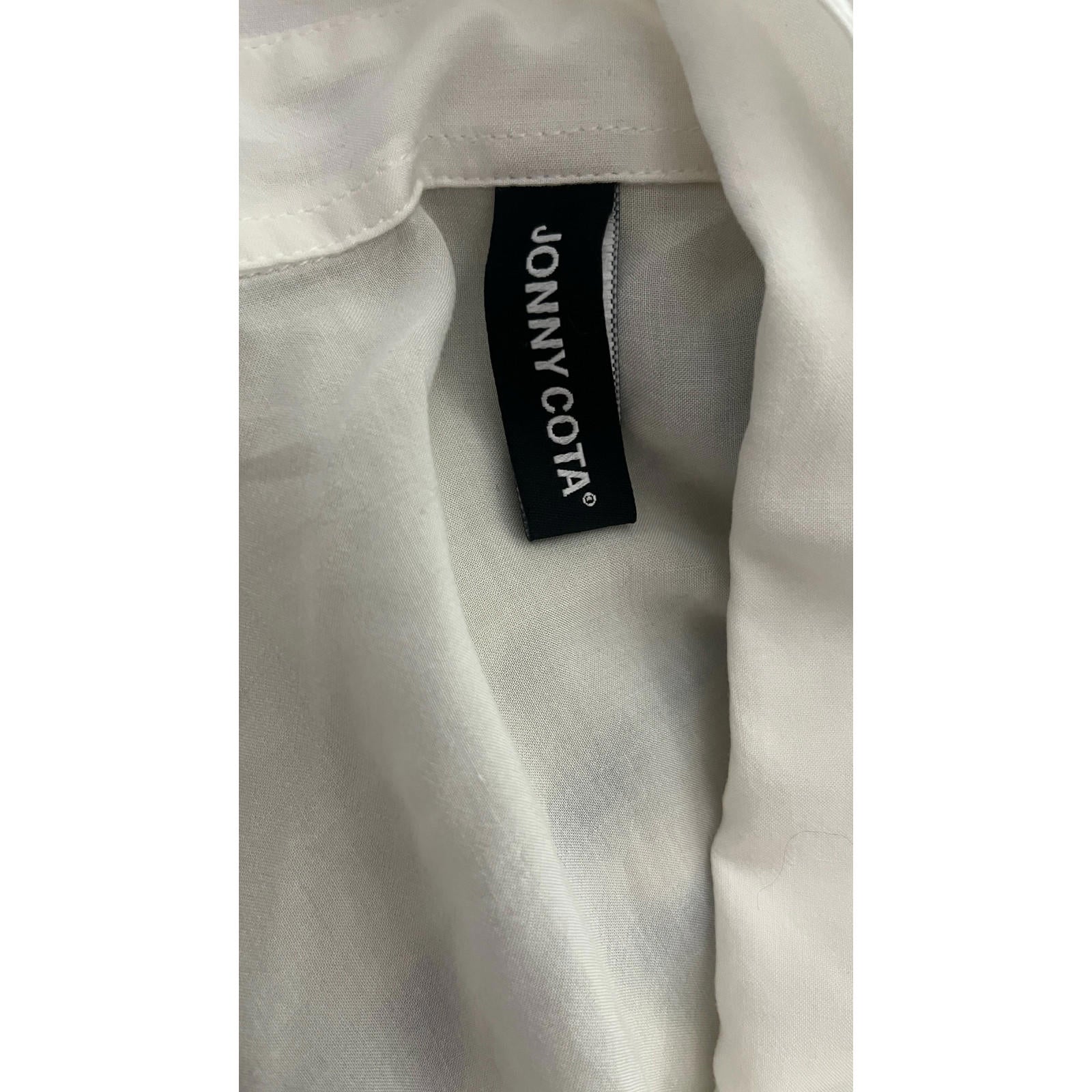 JONNY COTA Oversized White Blouse