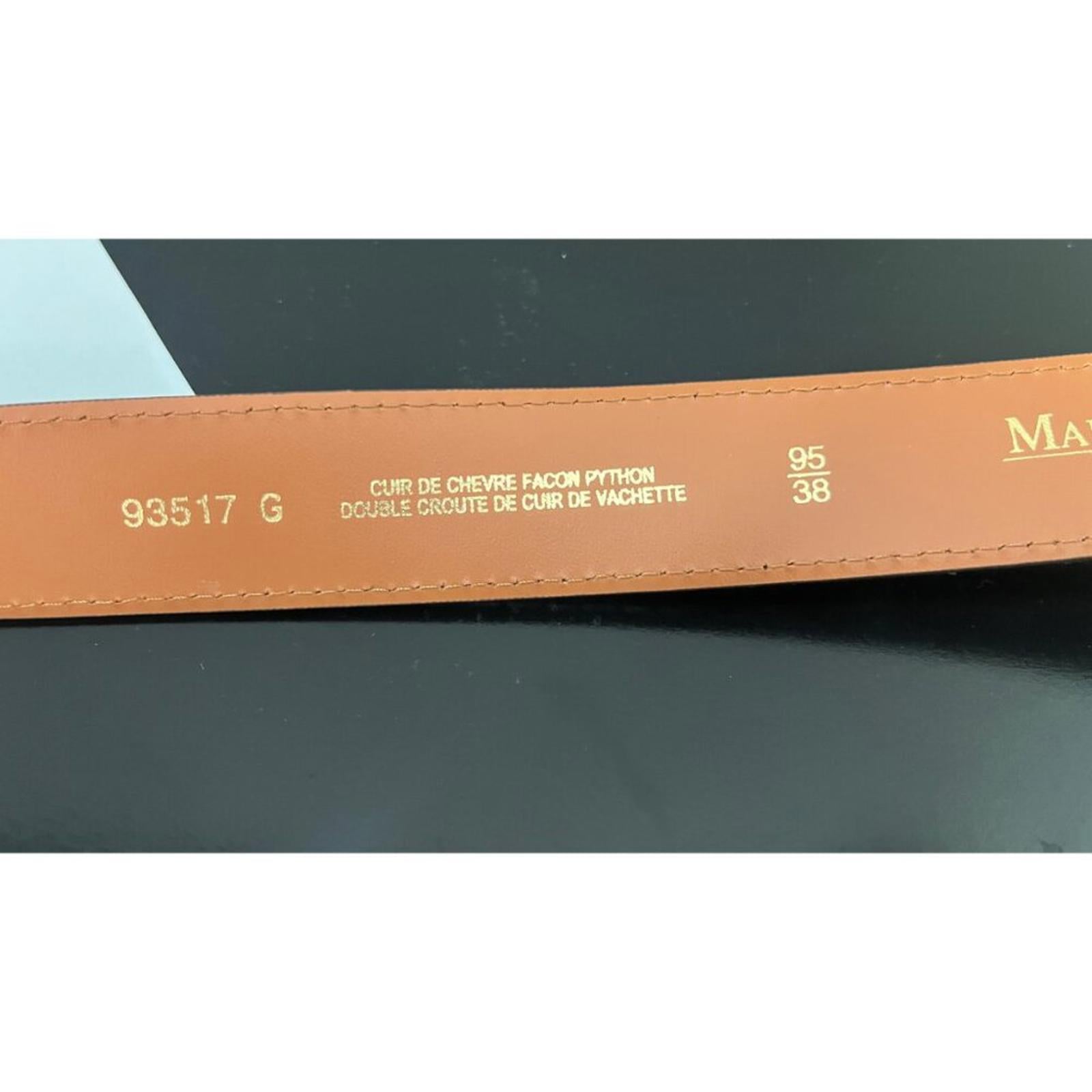 Maison Boinet Python Belt