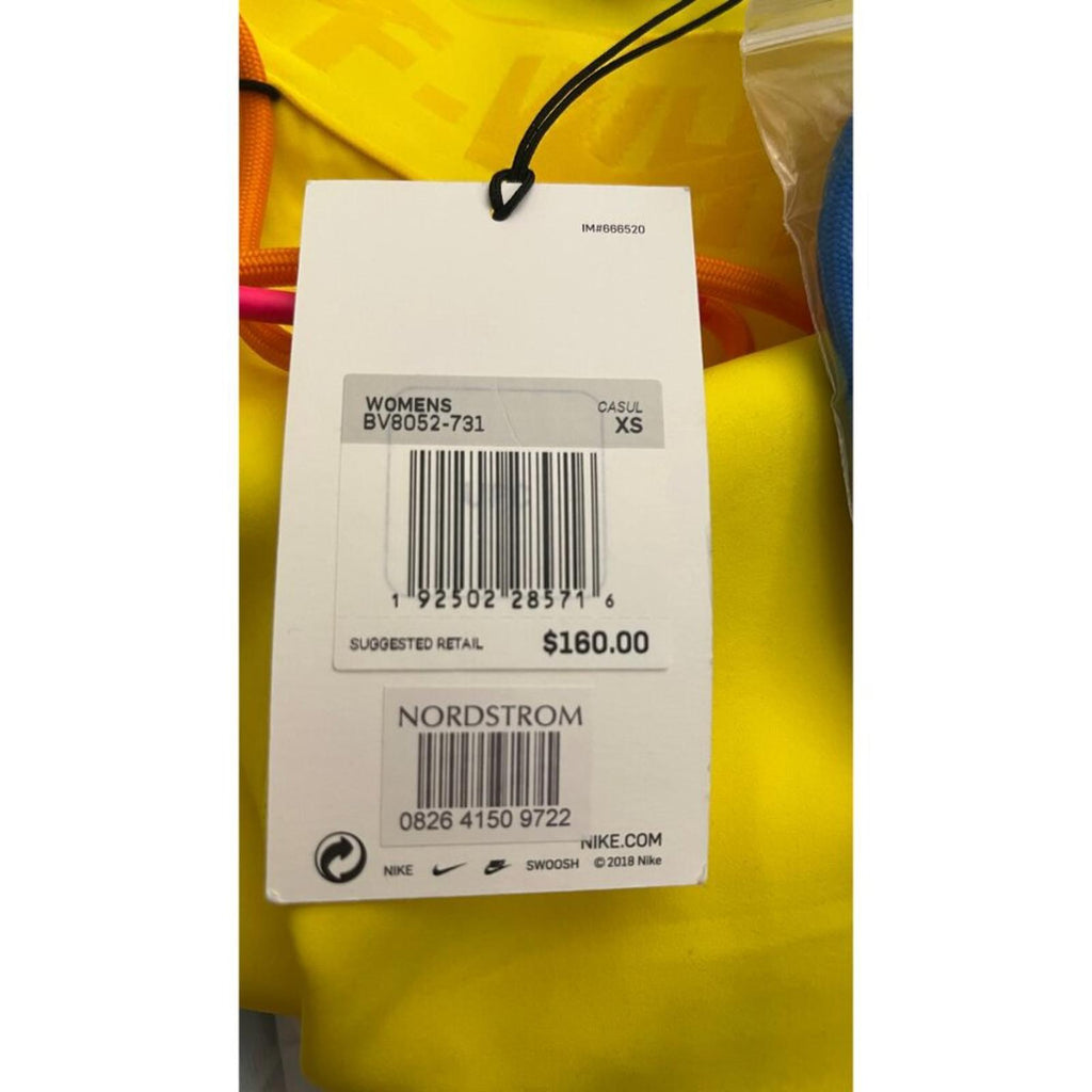 OFF WHITE X NIKE Yellow Sports Leggings