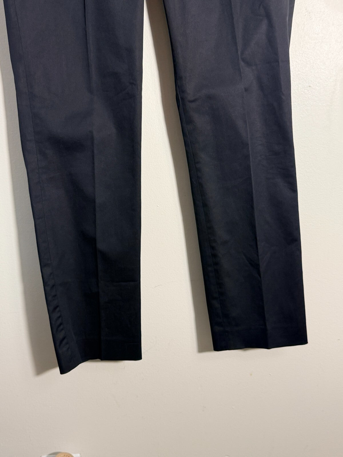 GUNEX BY BRUNELLO CUCINELLI BLACK STRETCH DRESS CREASE PANTS 6