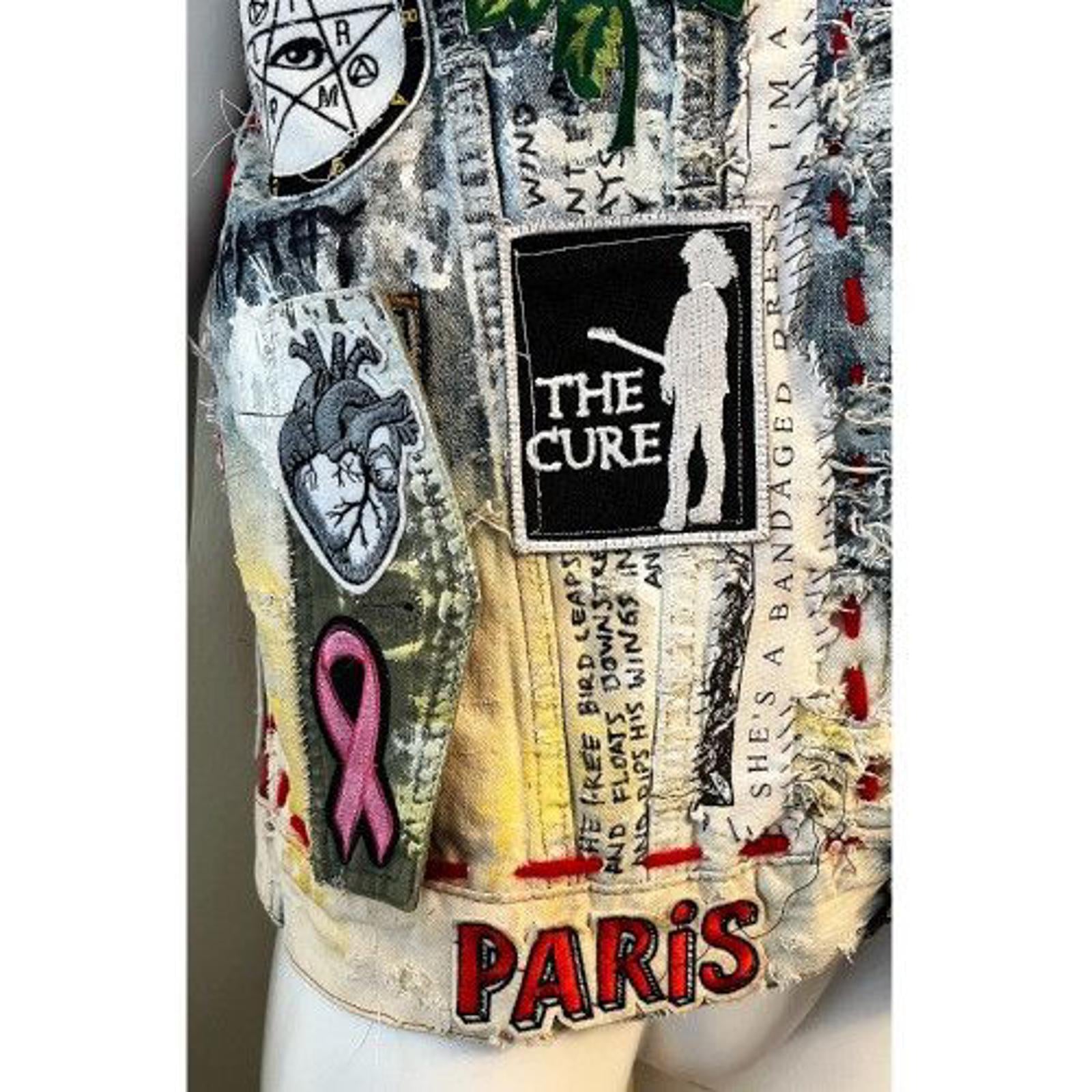 DREAM & DESTROY '“DESTRUCT” Destroyed Denim Vest