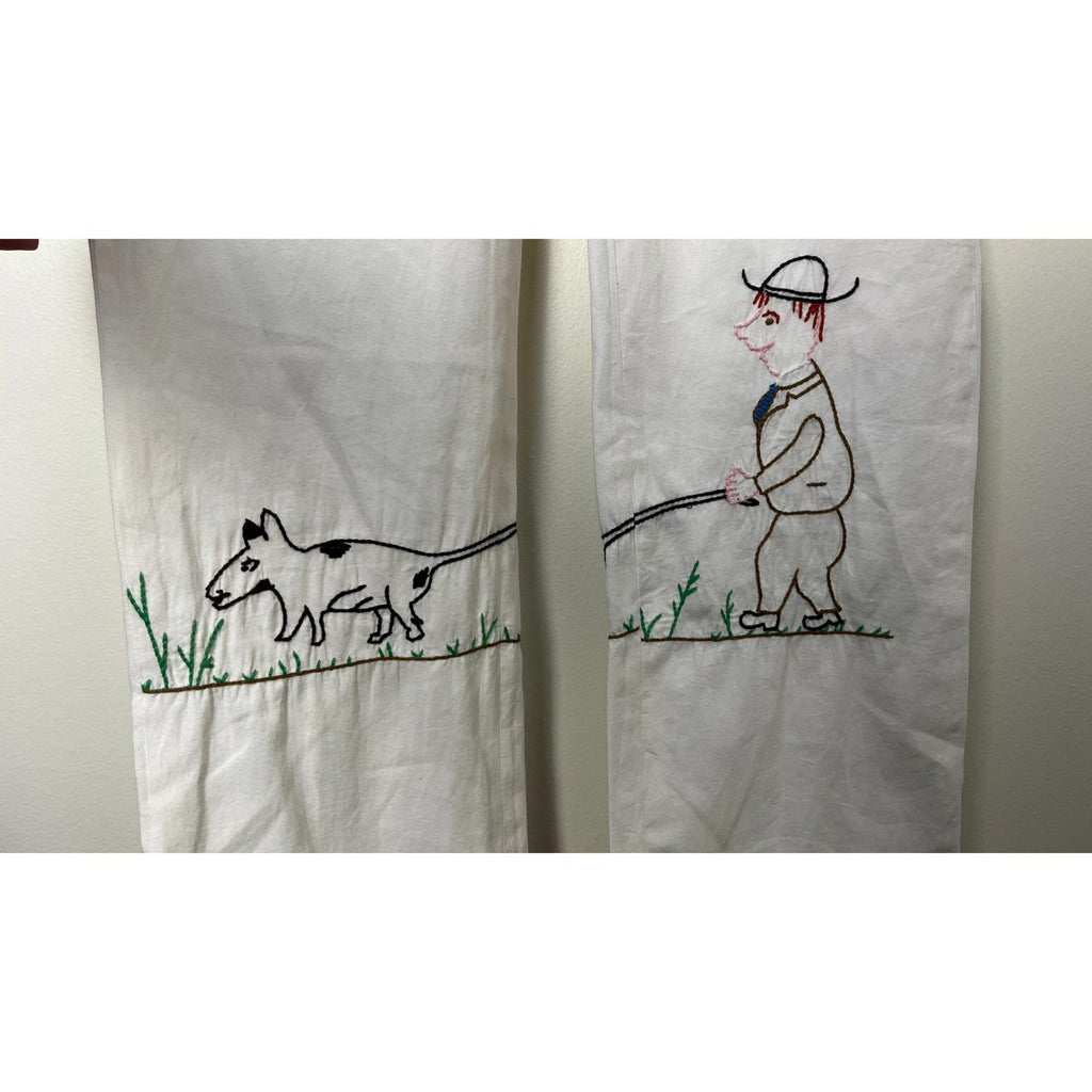 BODE Howdy Friends Chainstitch pants