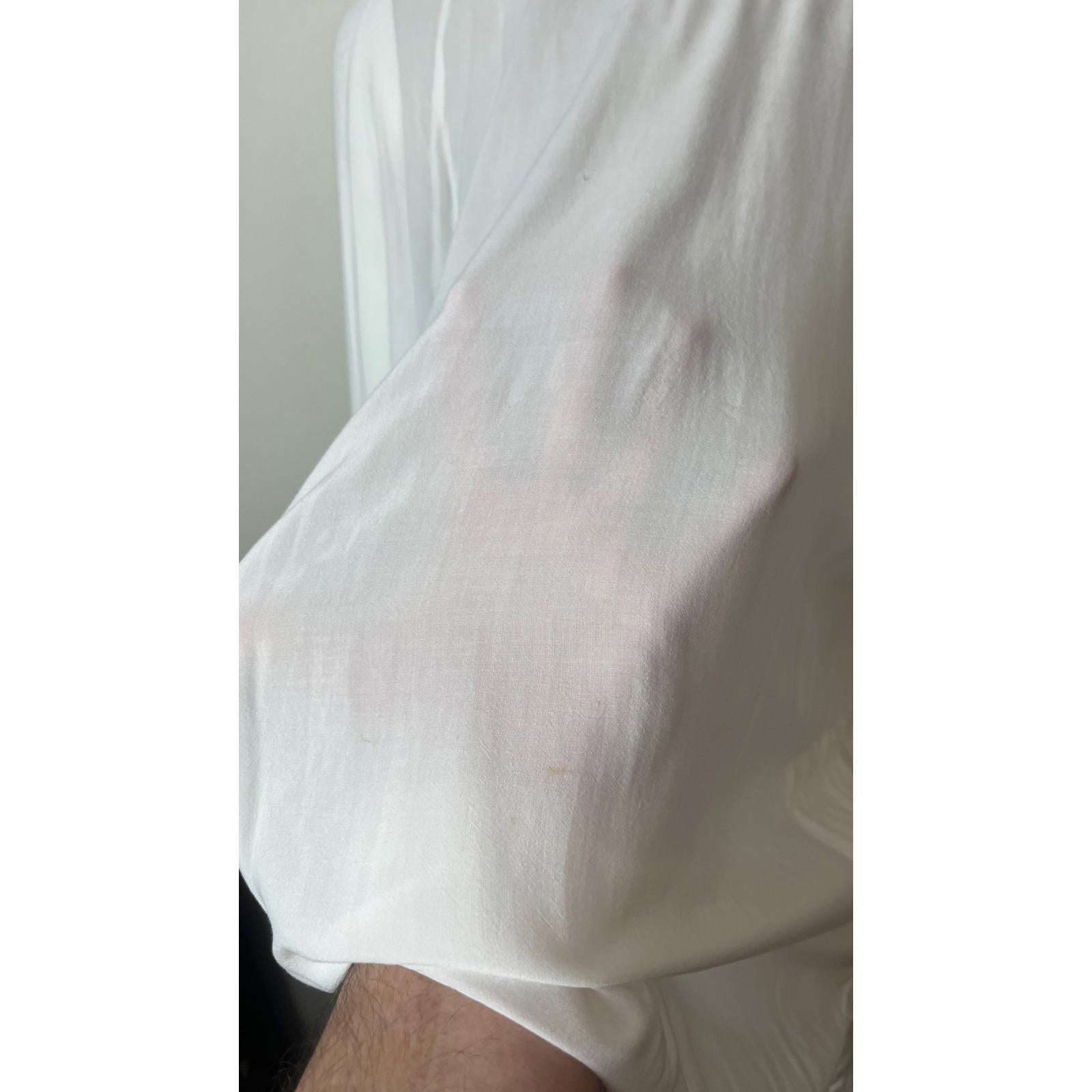 JONNY COTA Oversized White Blouse
