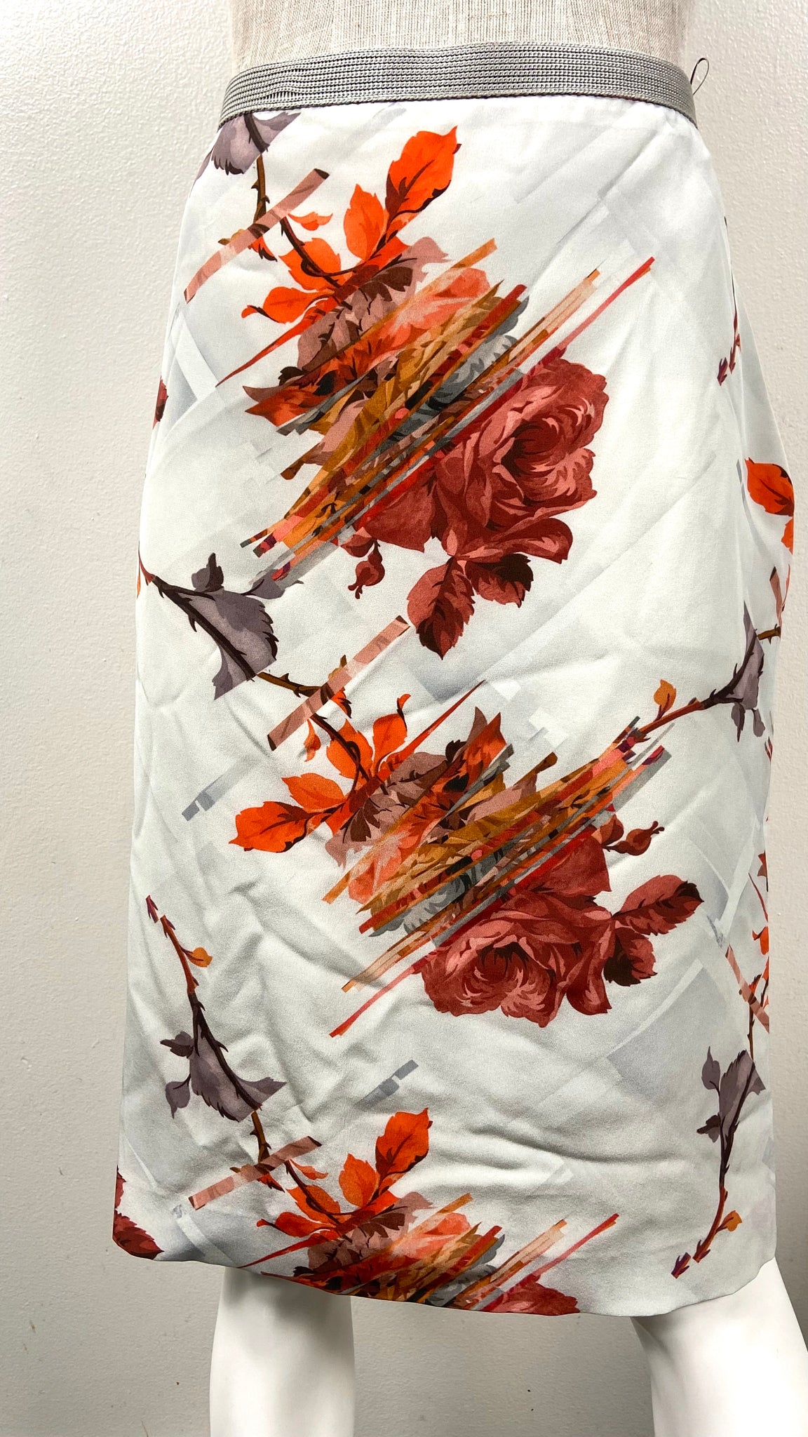 Paul Smith Floral Silk Skirt