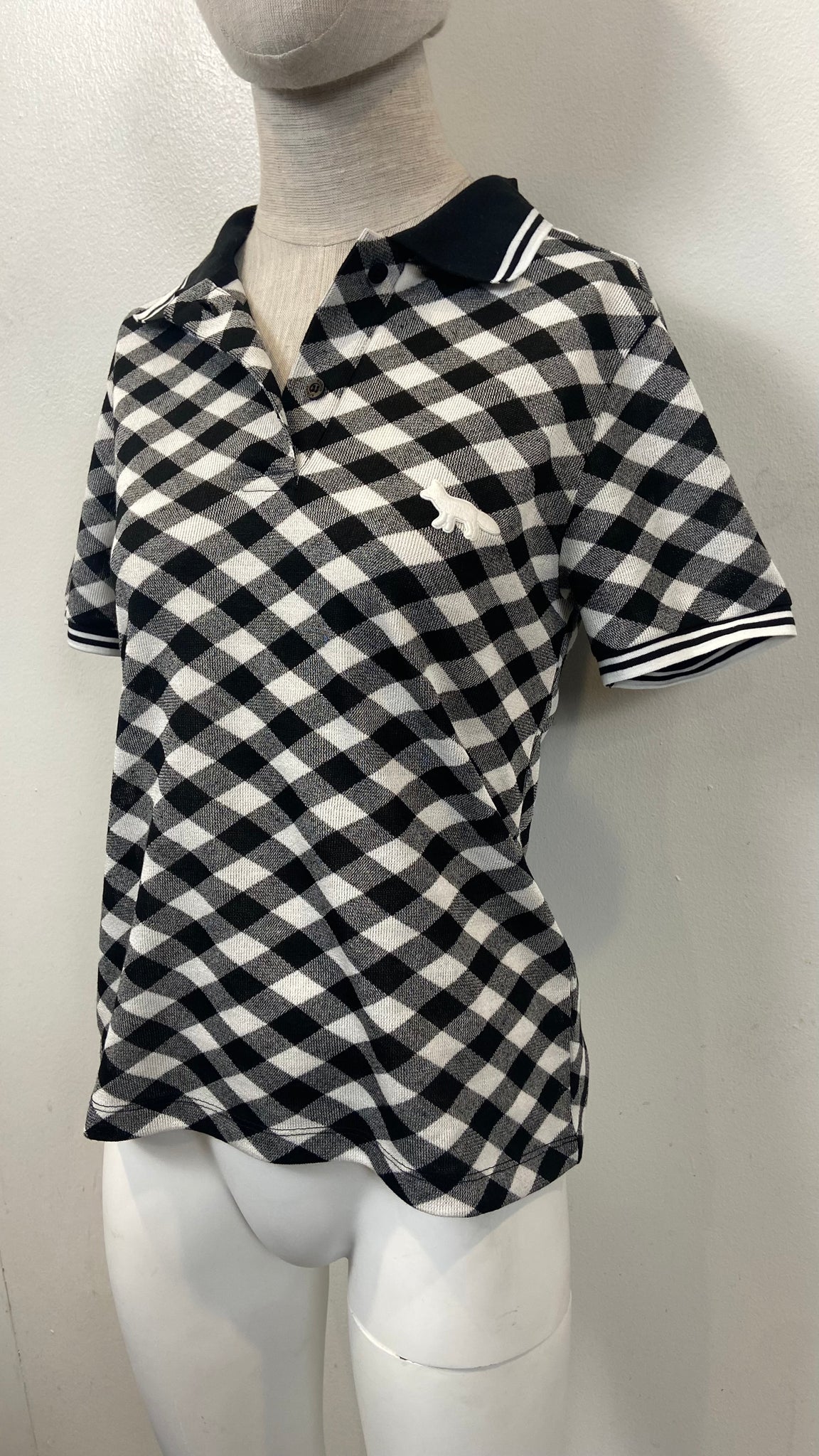 Maison Kitsune Check Polo