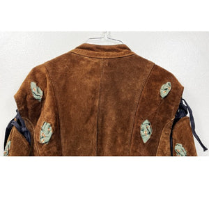 Vintage 1950s Laced Suede Jacket