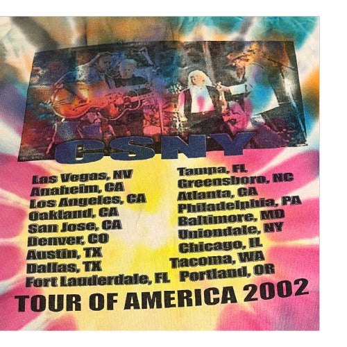 2002 Crosby Stills and Nash x Neil Young Tour T-shirt